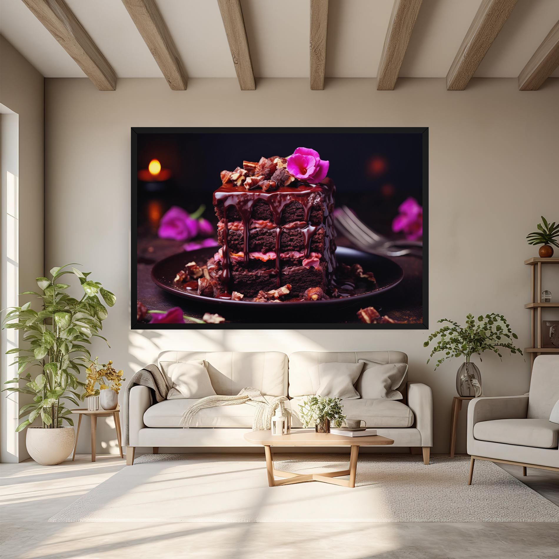 Pink Flower Cake mockup 6