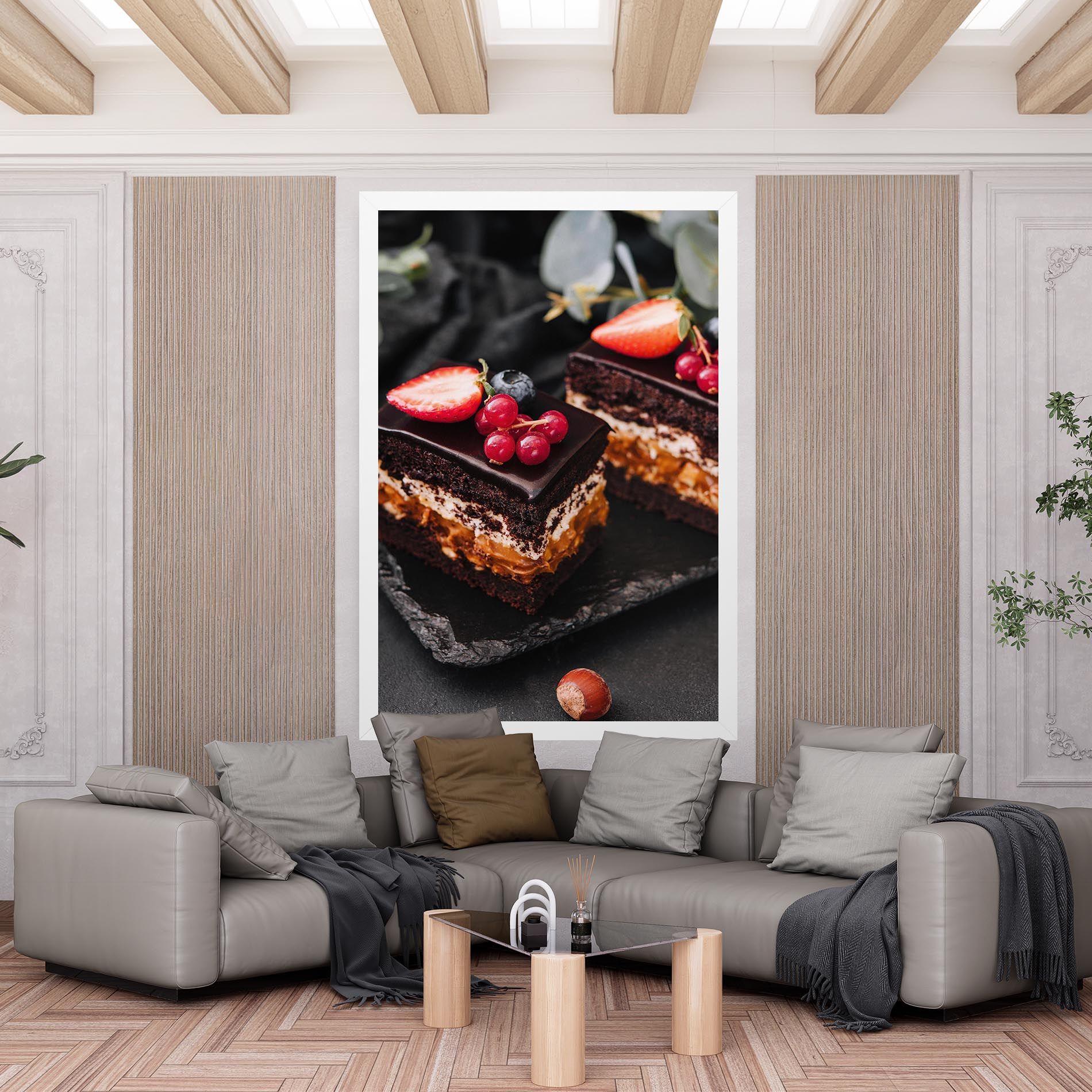 Chocolate Berries Cake mockup 6