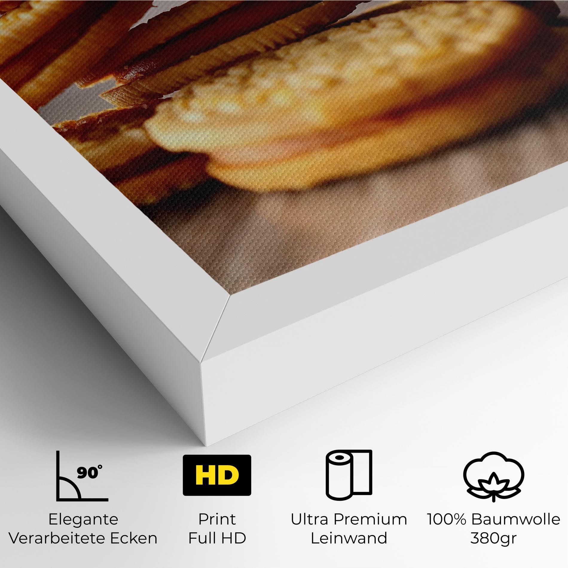 Leinwandbild Biscuits mockup 4