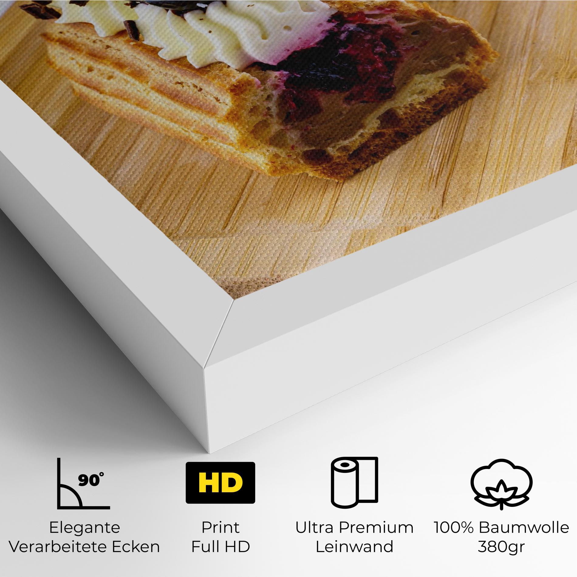 Leinwandbild Blueberry Eclair mockup 4