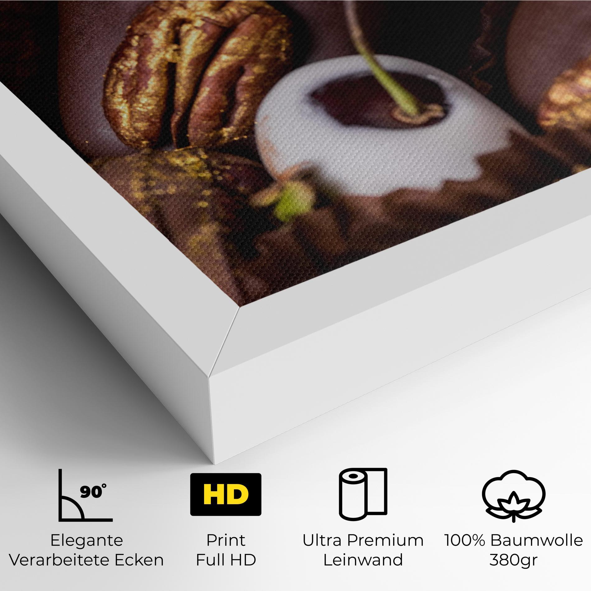 Leinwandbild Chocolate Covered mockup 4