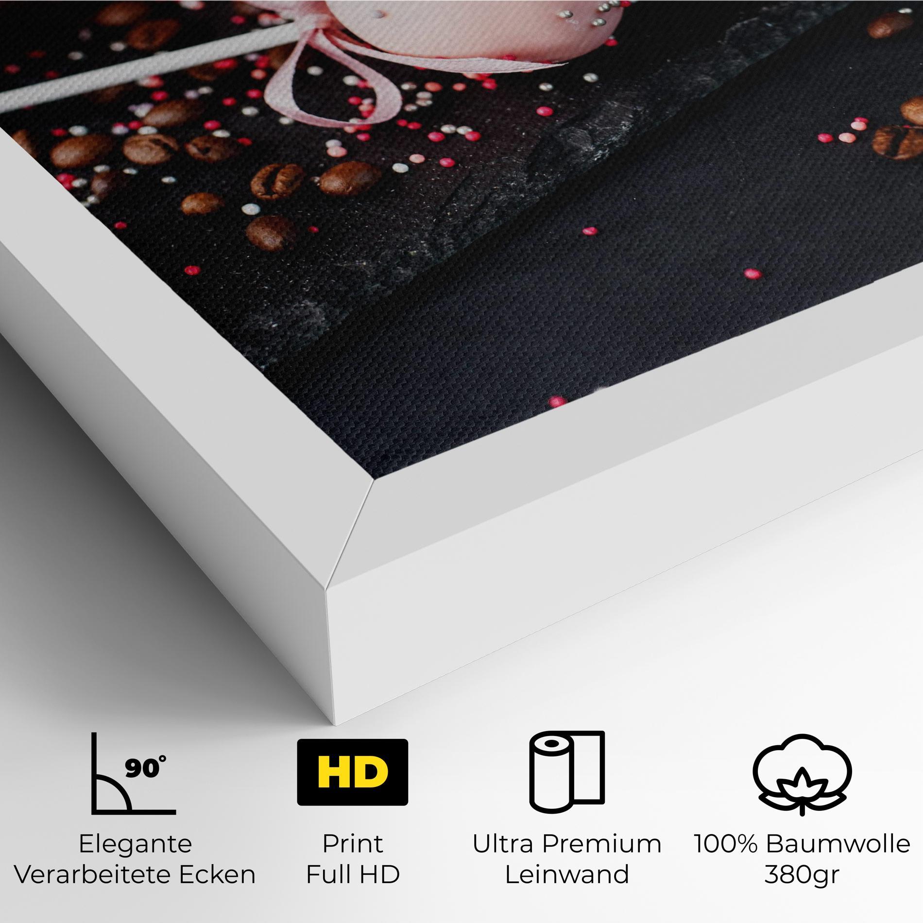 Leinwandbild Chocolate Dessert mockup 4