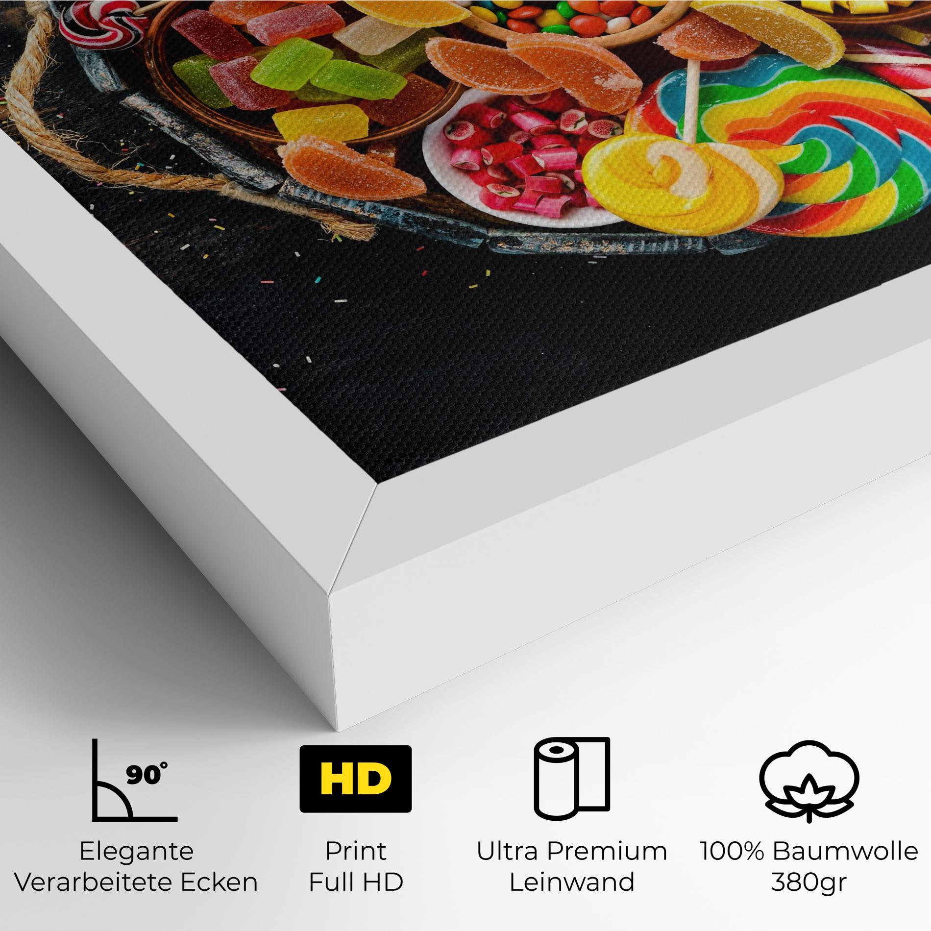 Leinwandbild Colorful Sweets mockup 4