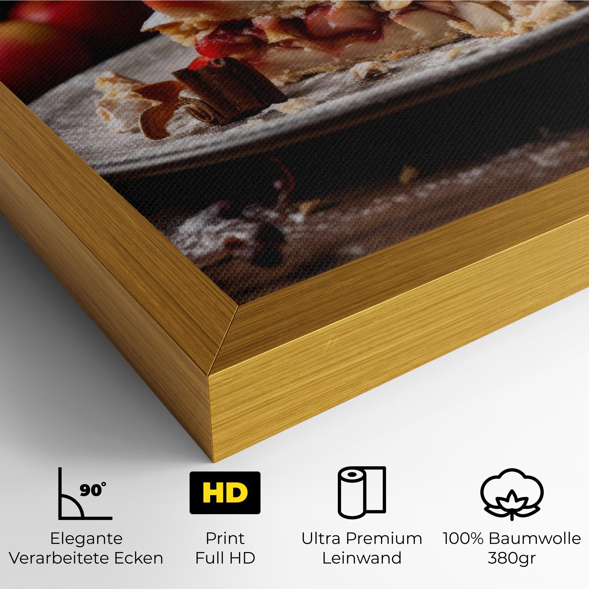 Leinwandbild Apple Cinnamon mockup 4