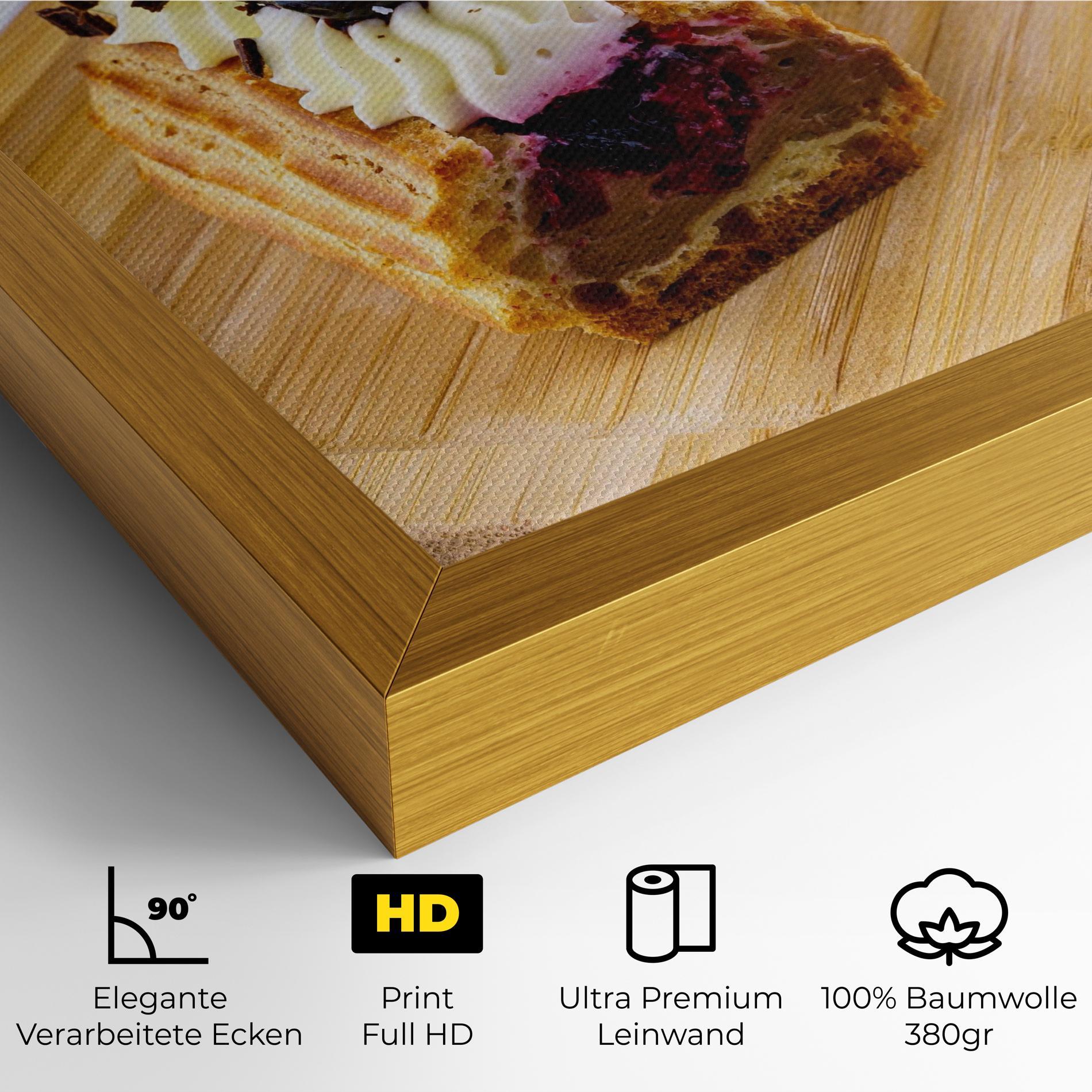 Leinwandbild Blueberry Eclair mockup 4