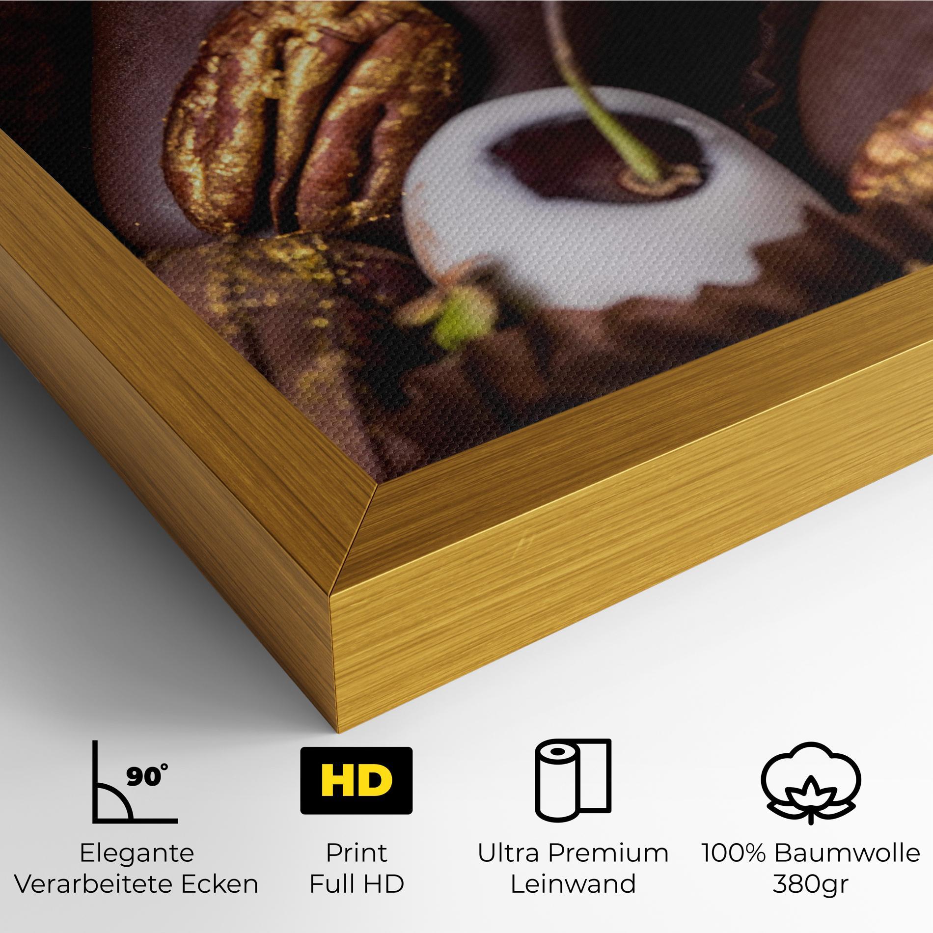 Leinwandbild Chocolate Covered mockup 4
