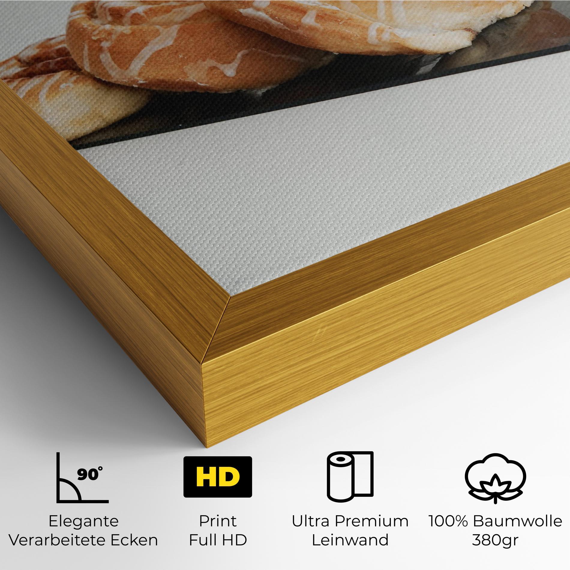 Leinwandbild Cinnamon Rolls mockup 4