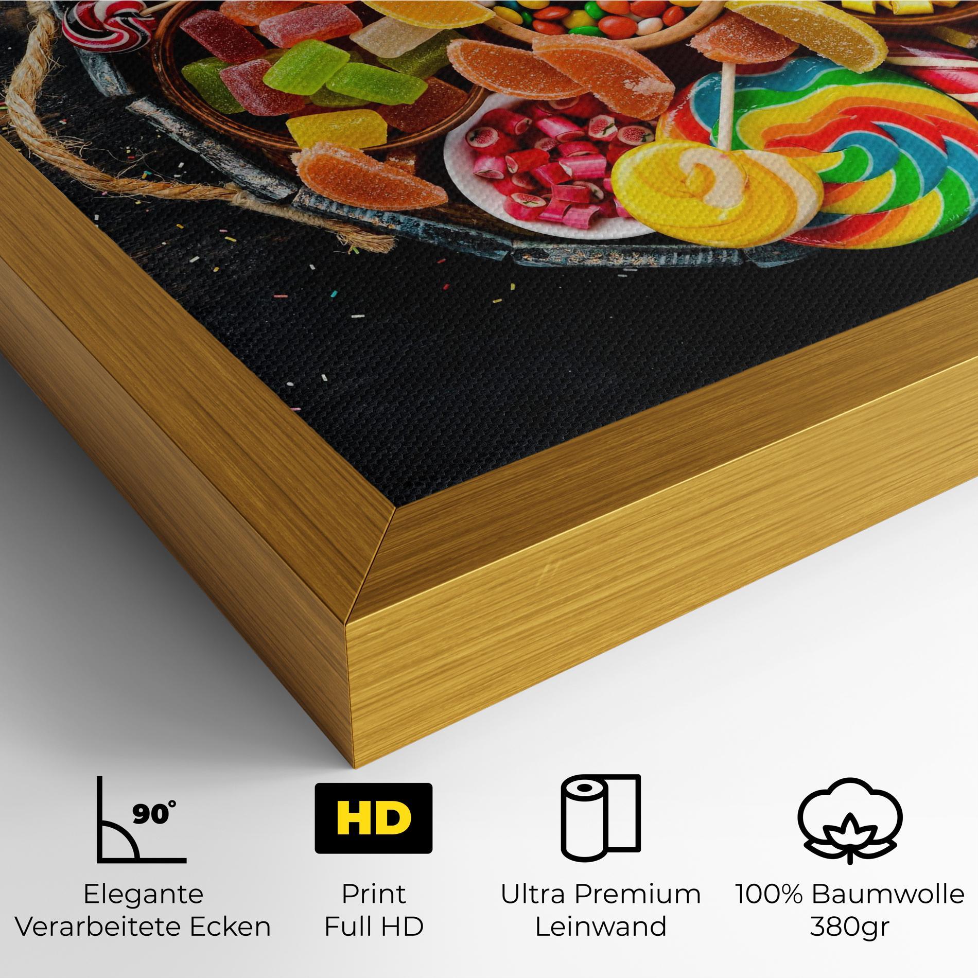 Leinwandbild Colorful Sweets mockup 4