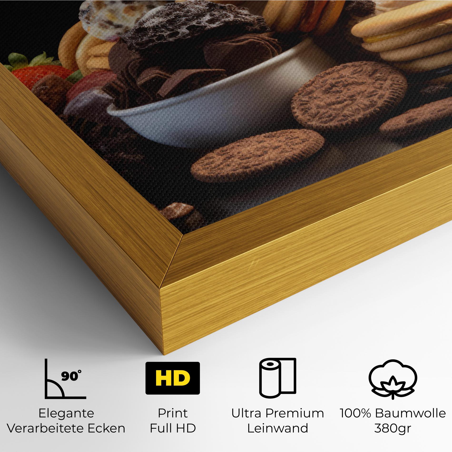 Leinwandbild Ice Cream Cookies mockup 4