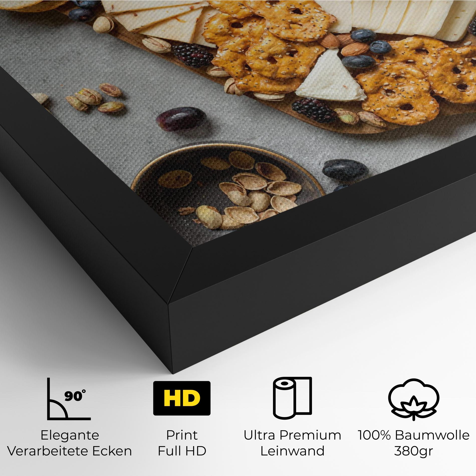 Leinwandbild Appetizers mockup 4