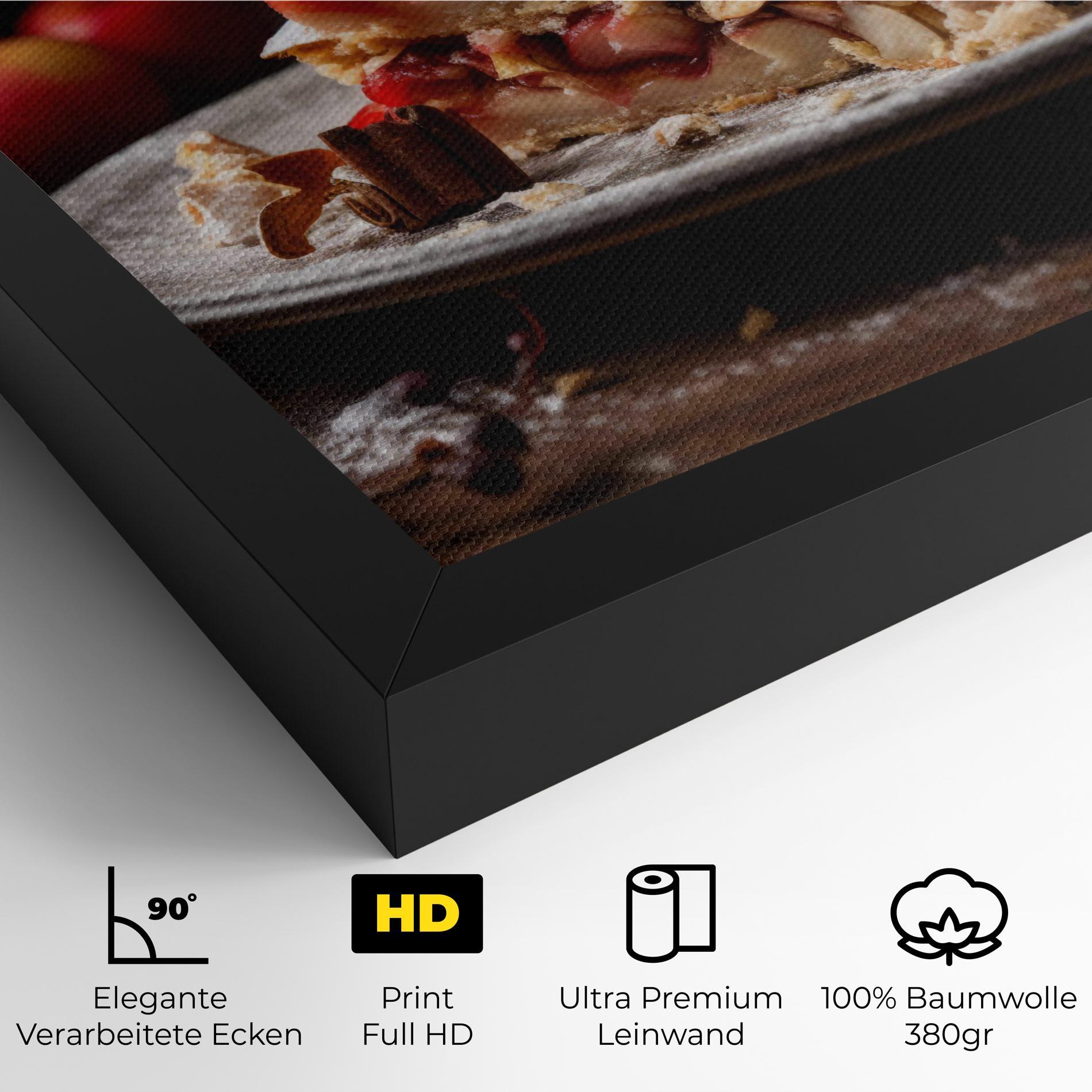 Leinwandbild Apple Cinnamon mockup 4