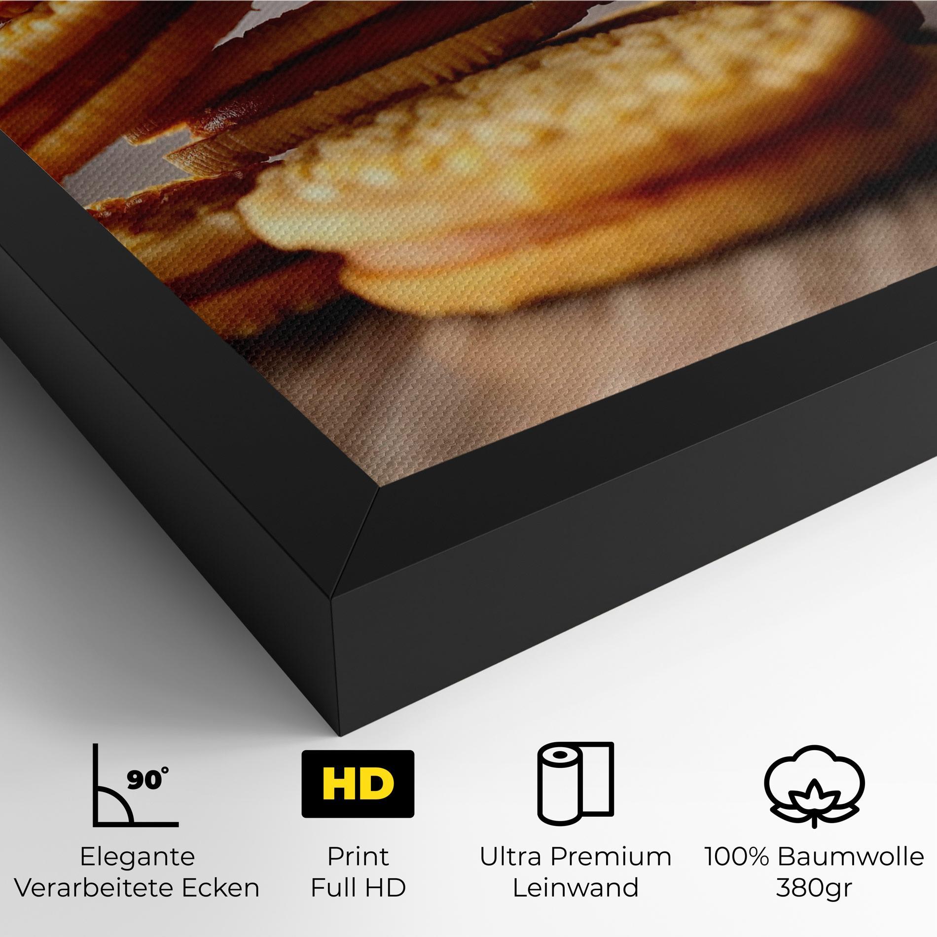 Leinwandbild Biscuits mockup 4