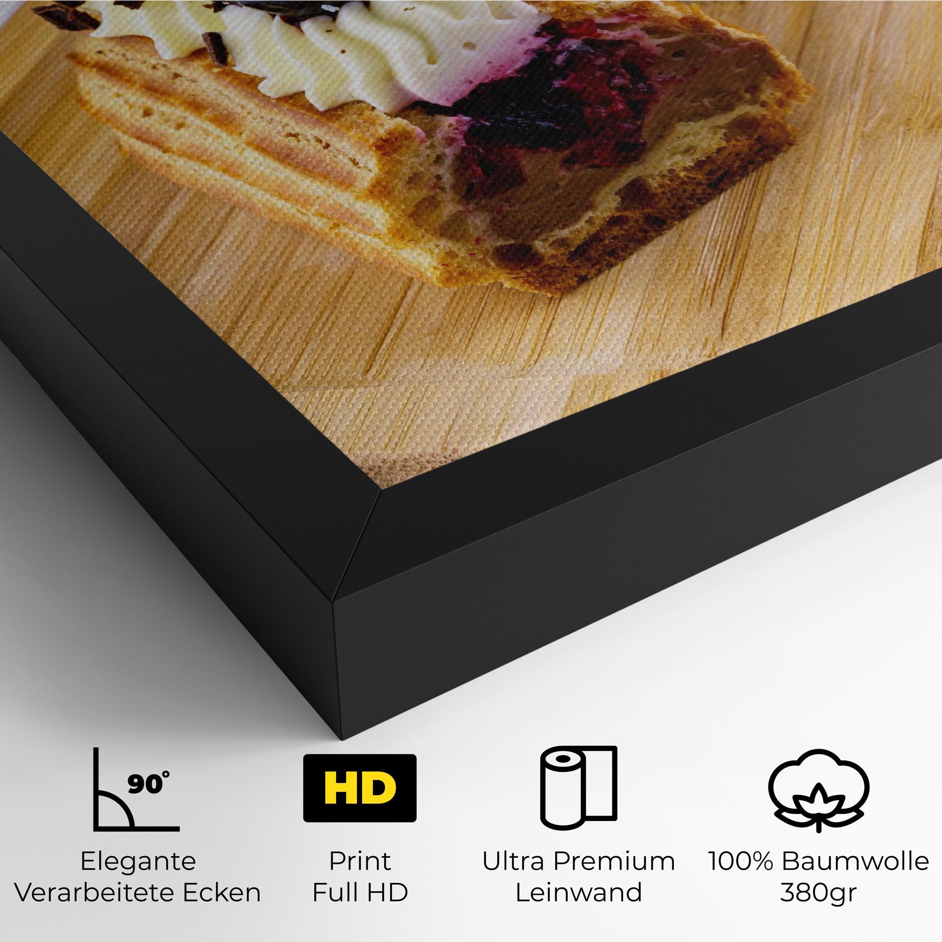 Leinwandbild Blueberry Eclair mockup 4