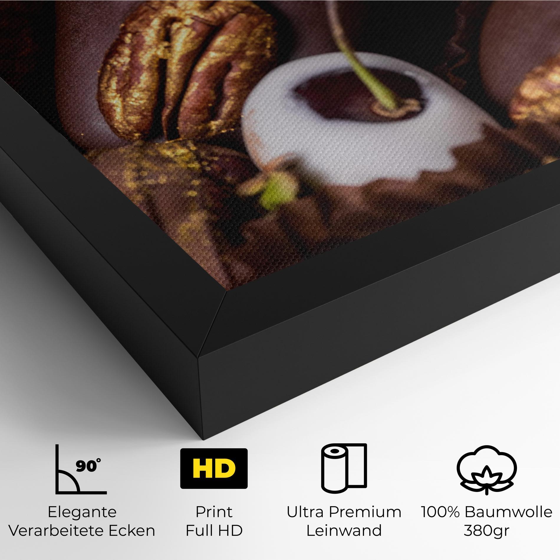 Leinwandbild Chocolate Covered mockup 4