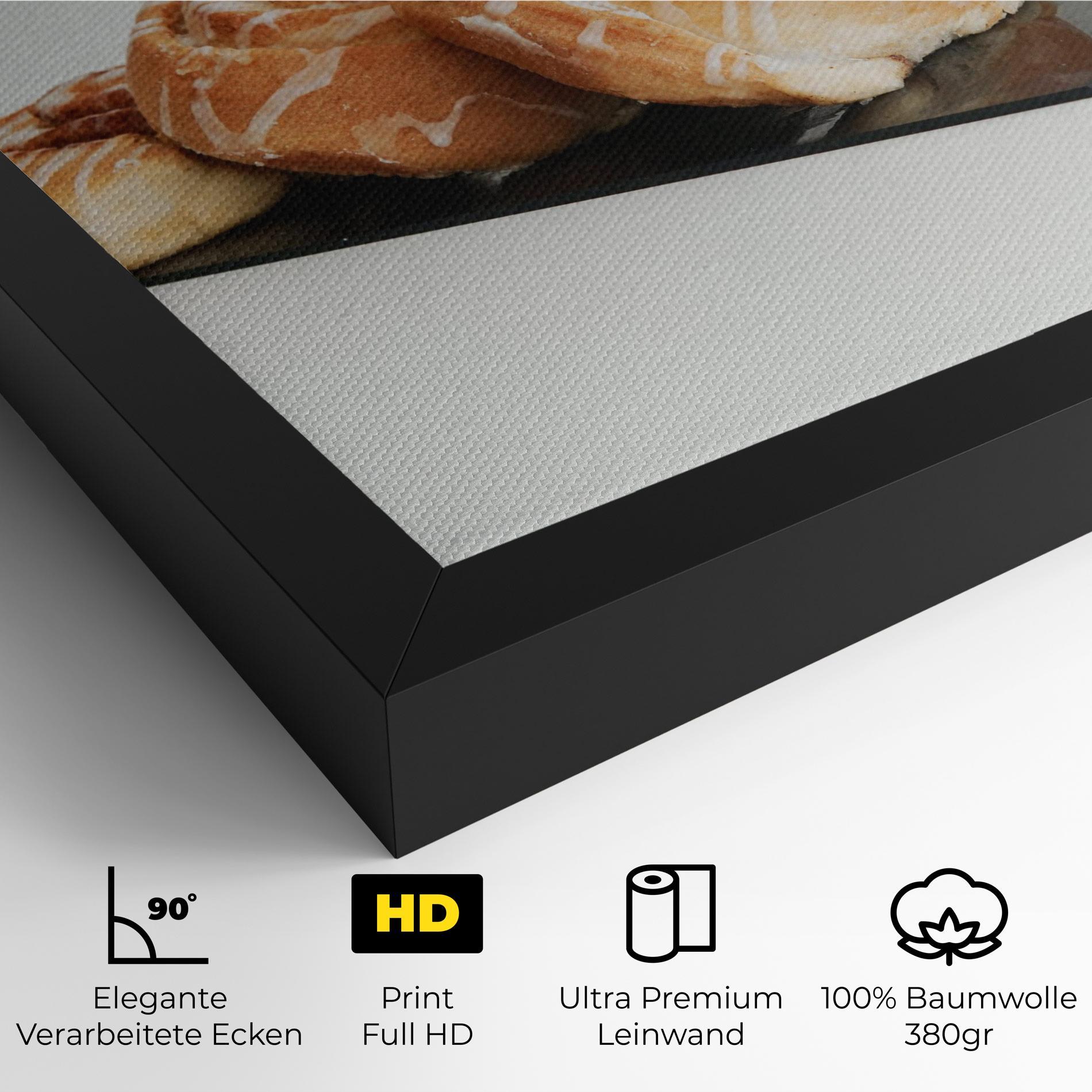 Leinwandbild Cinnamon Rolls mockup 4