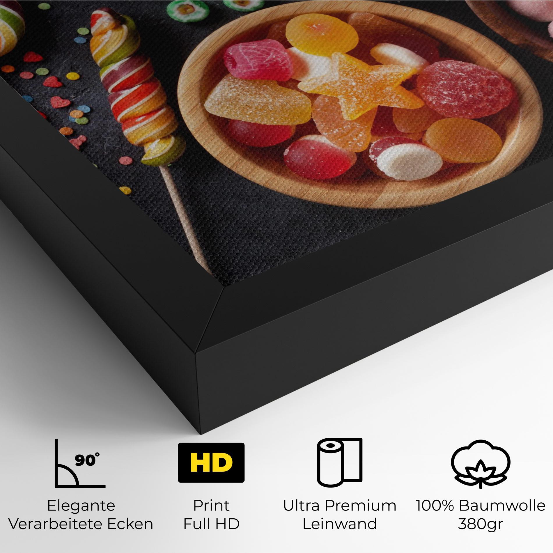 Leinwandbild Colorful Candies mockup 4
