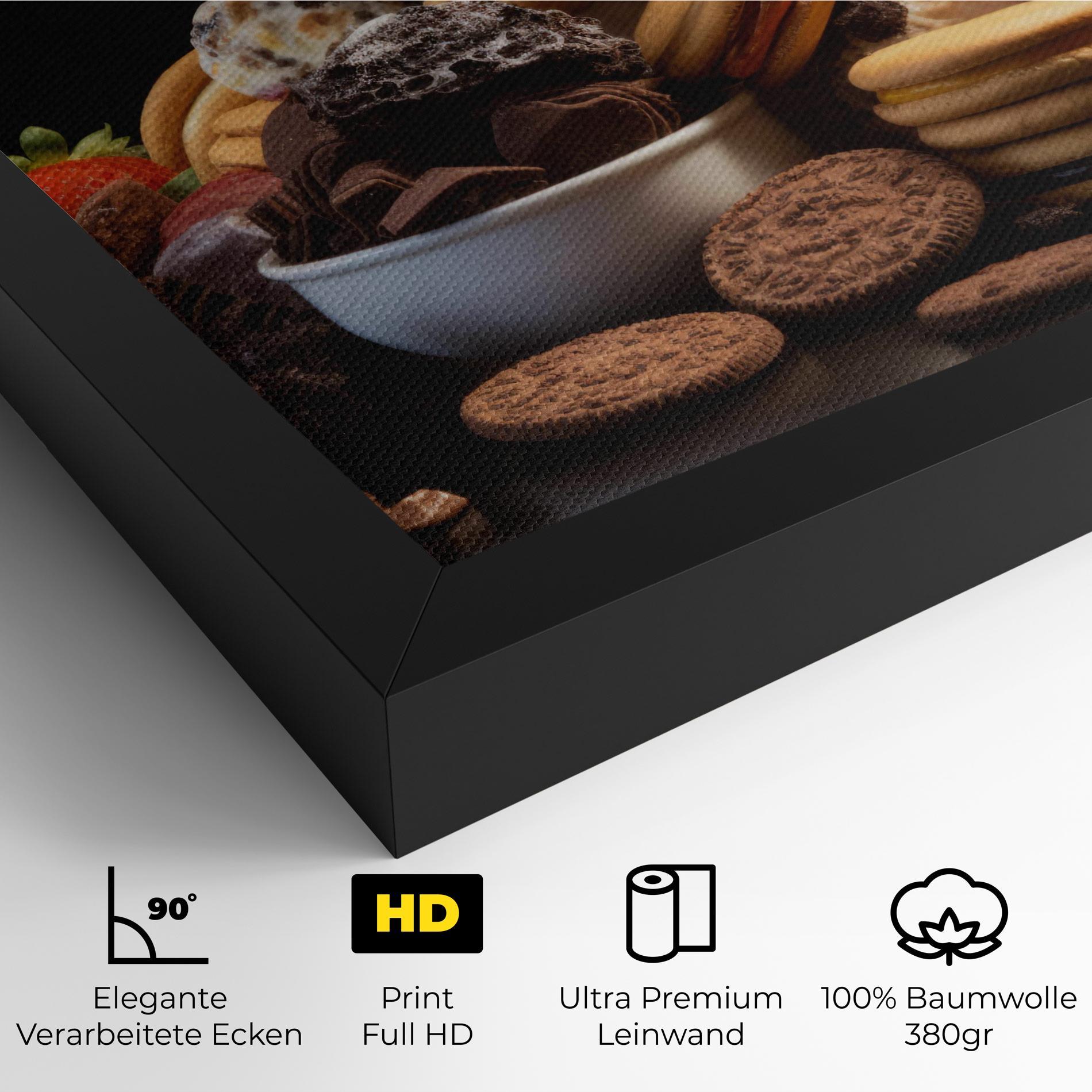 Leinwandbild Ice Cream Cookies mockup 4