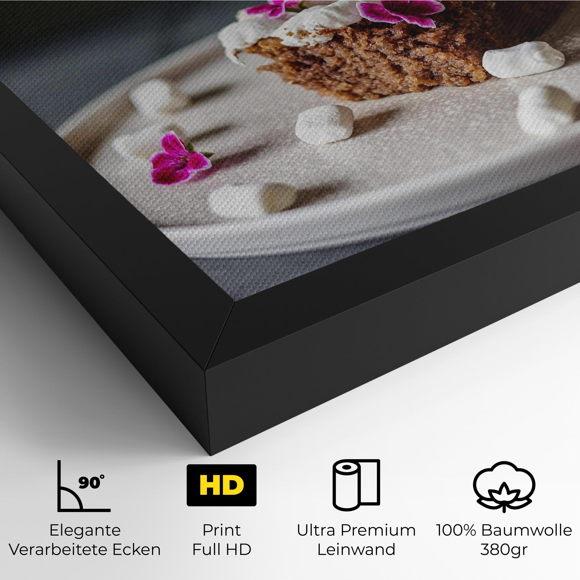 Leinwandbild Marshmallow Cake mockup 4