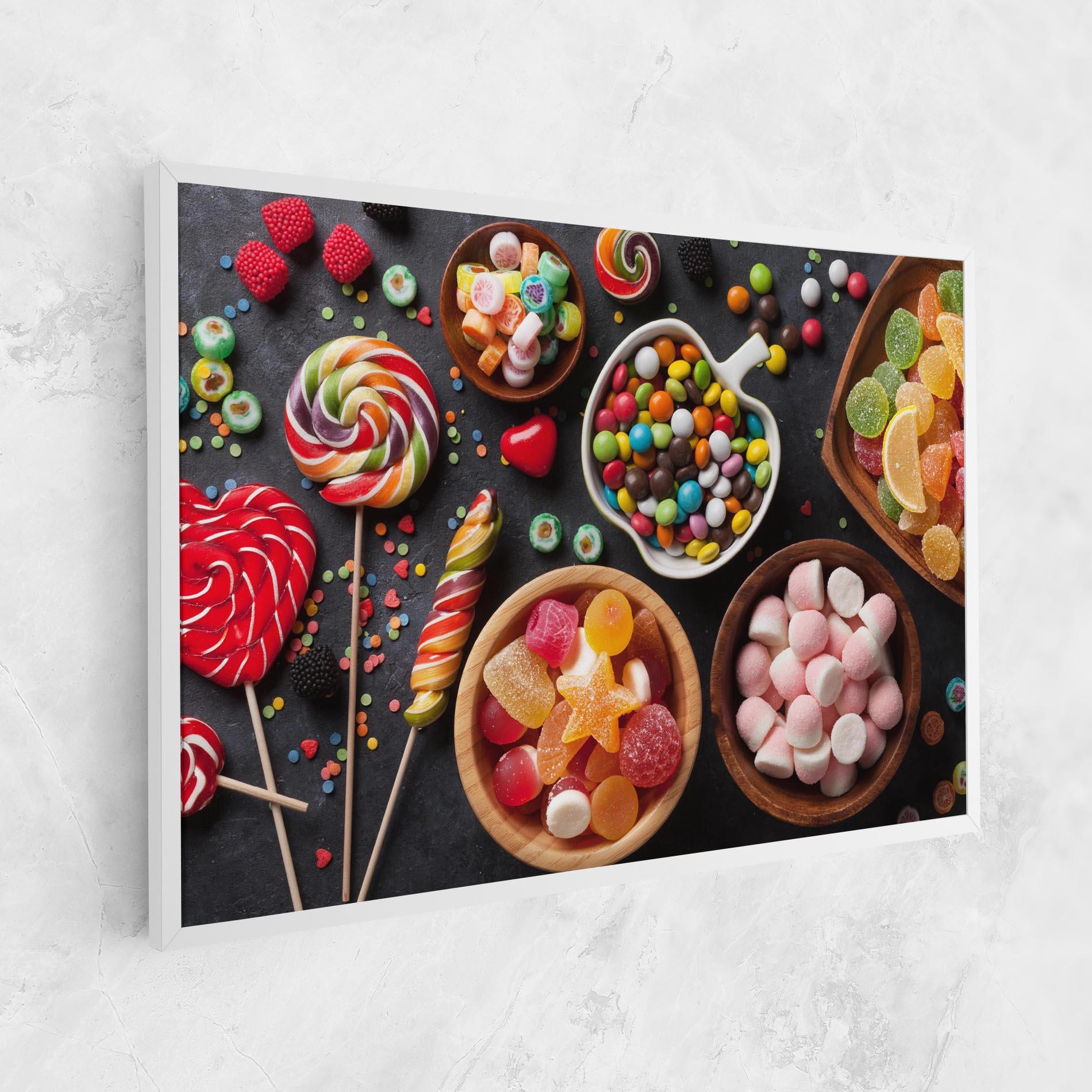 Leinwandbild Colorful Candies mockup 1
