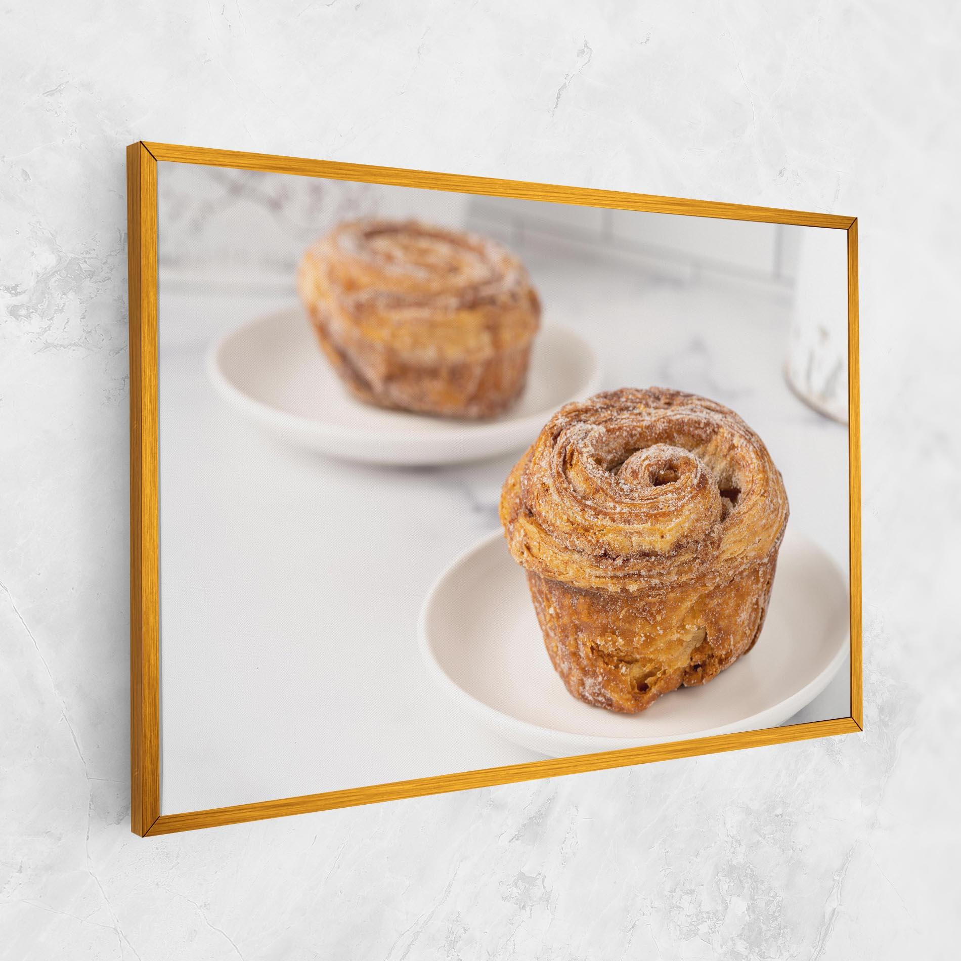 Leinwandbild Cinnamon Roll mockup 1
