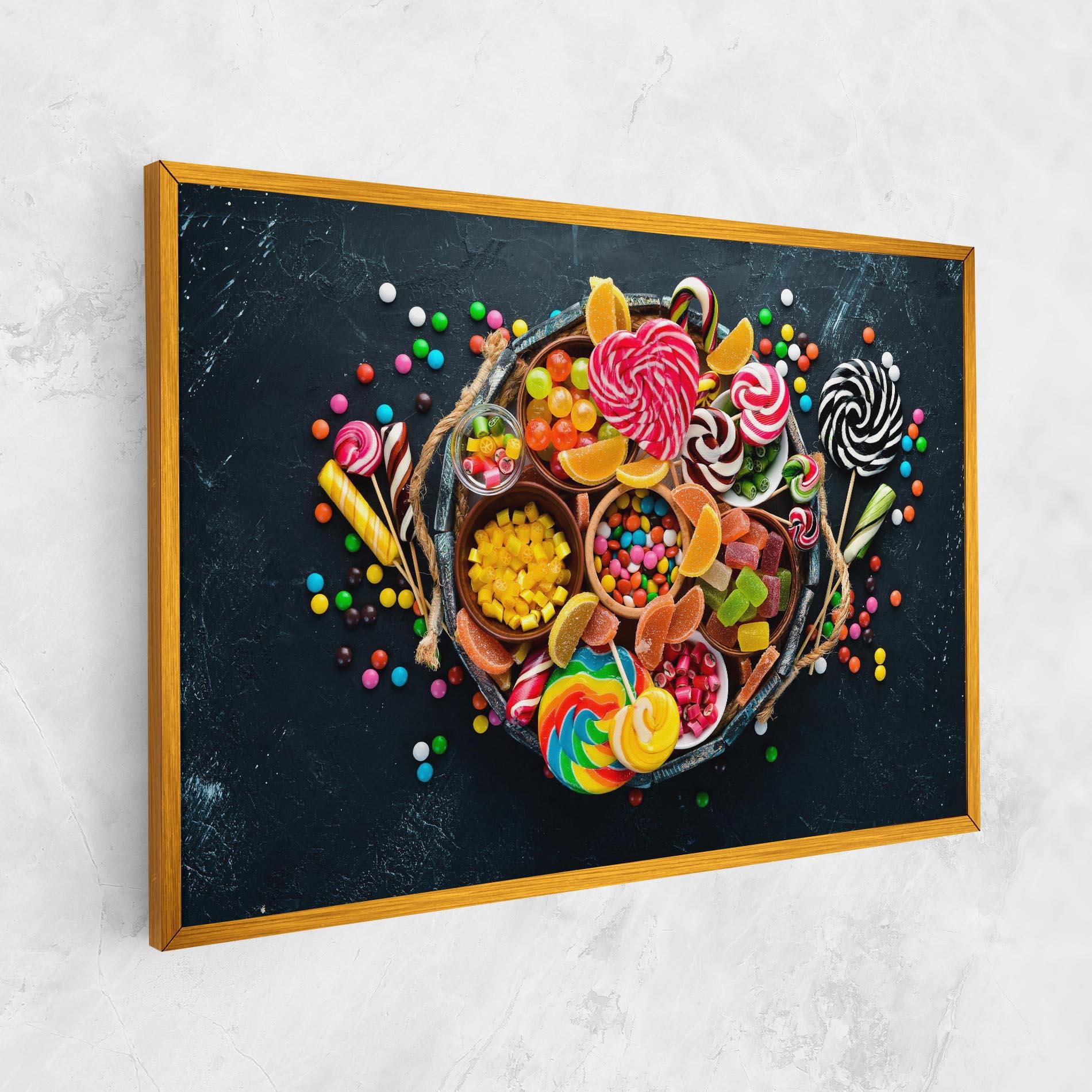 Leinwandbild Colorful Jelly mockup 1