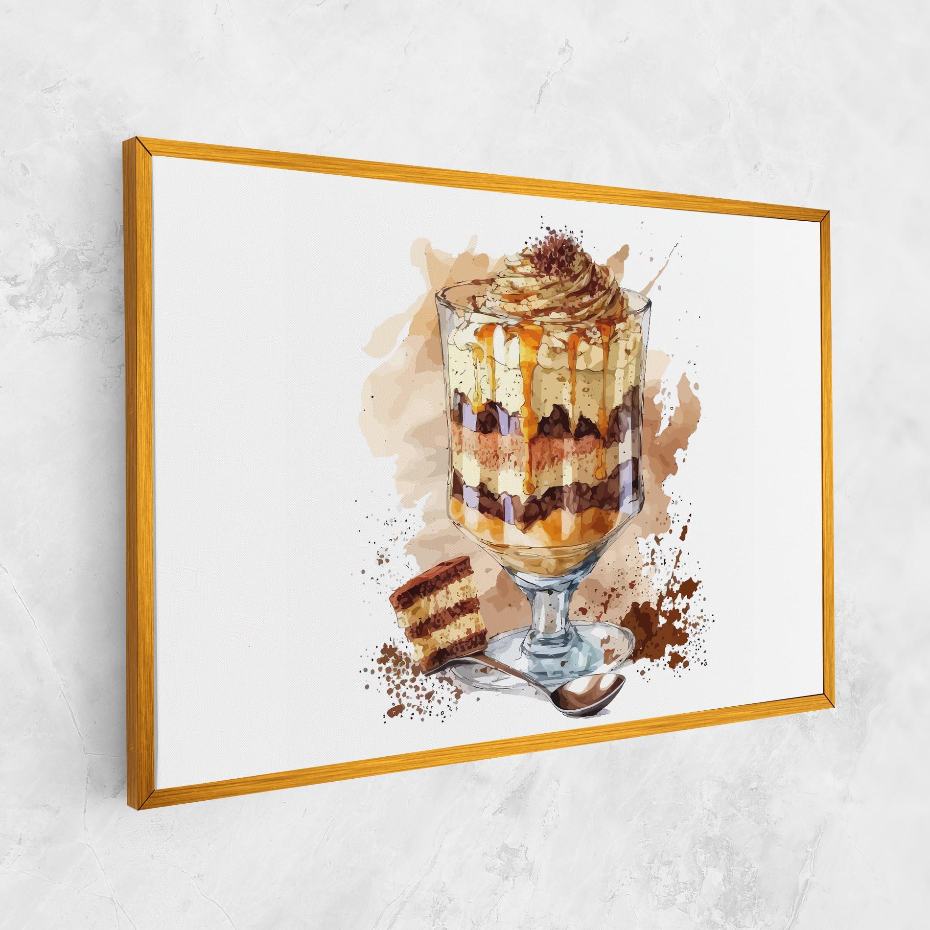 Leinwandbild Cup Dessert mockup 1