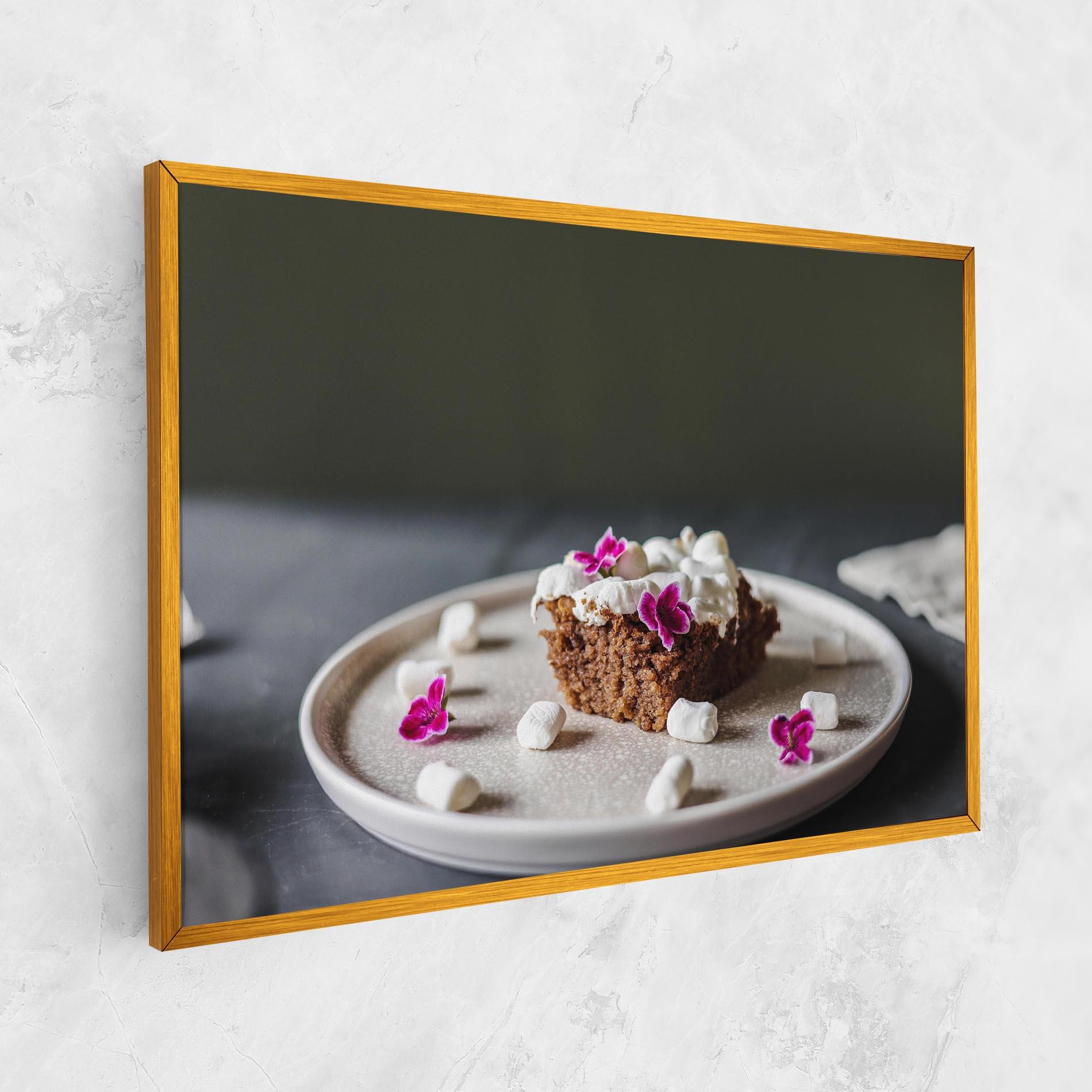 Leinwandbild Marshmallow Cake mockup 1