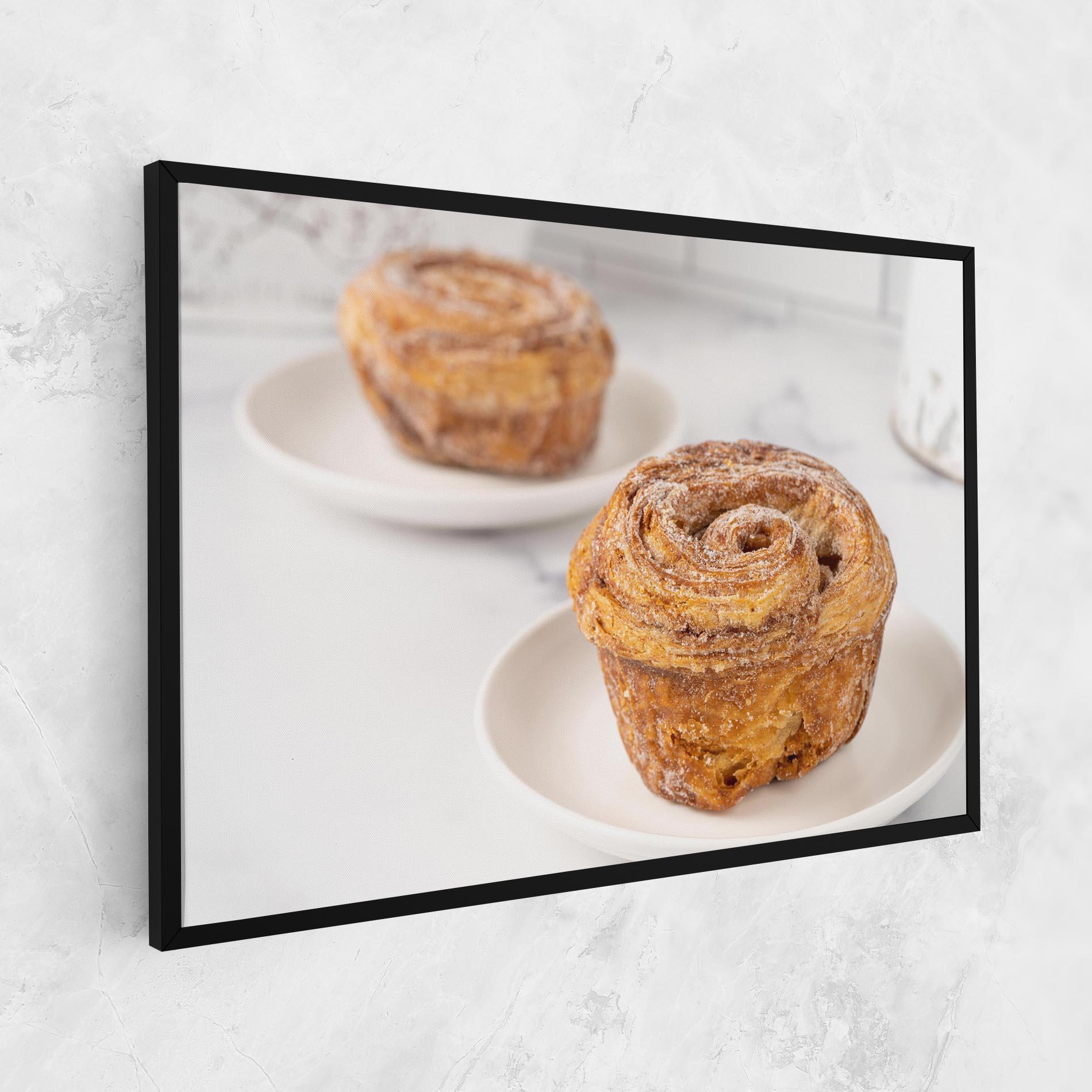 Leinwandbild Cinnamon Roll mockup 1