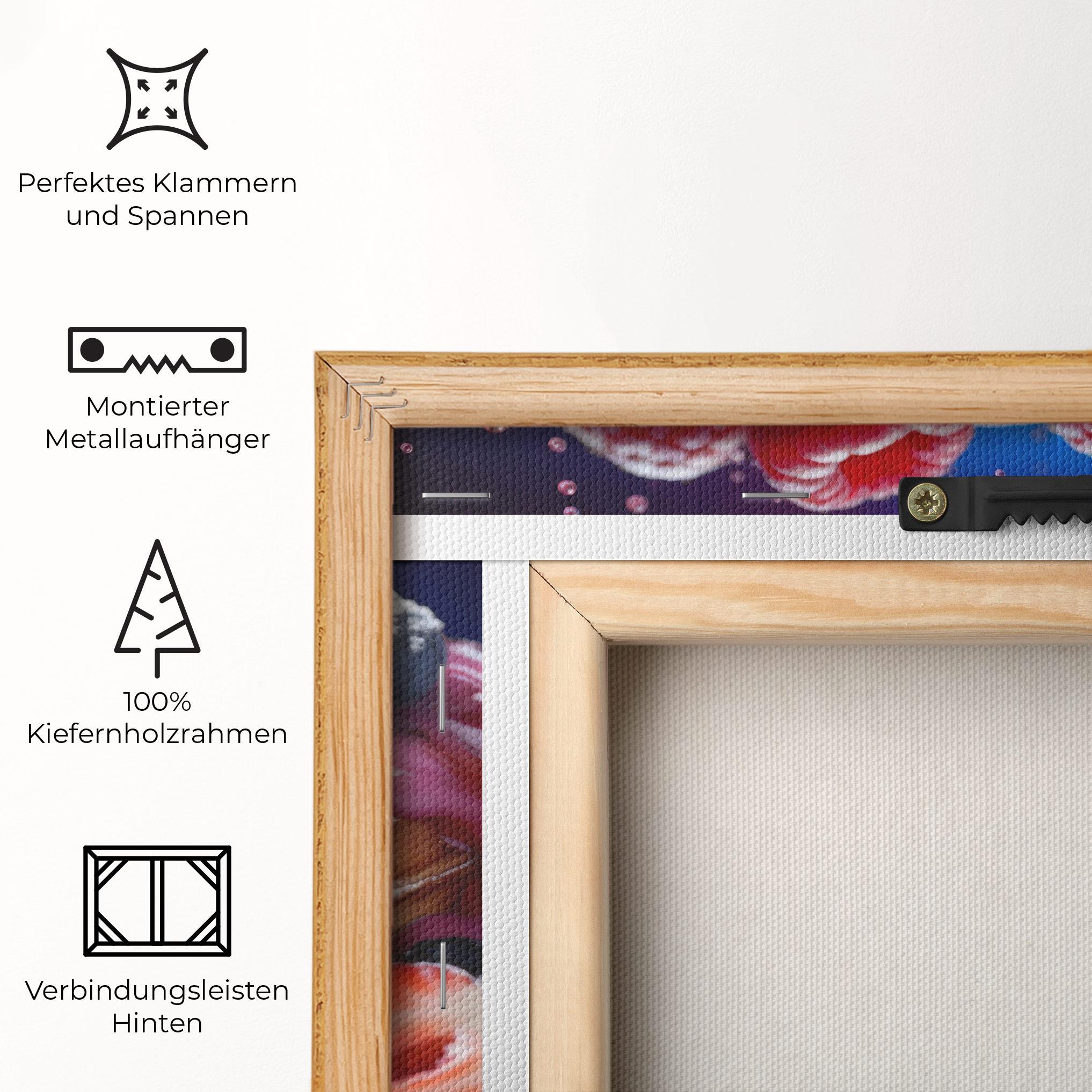 Leinwandbild Berries Waffles mockup 5