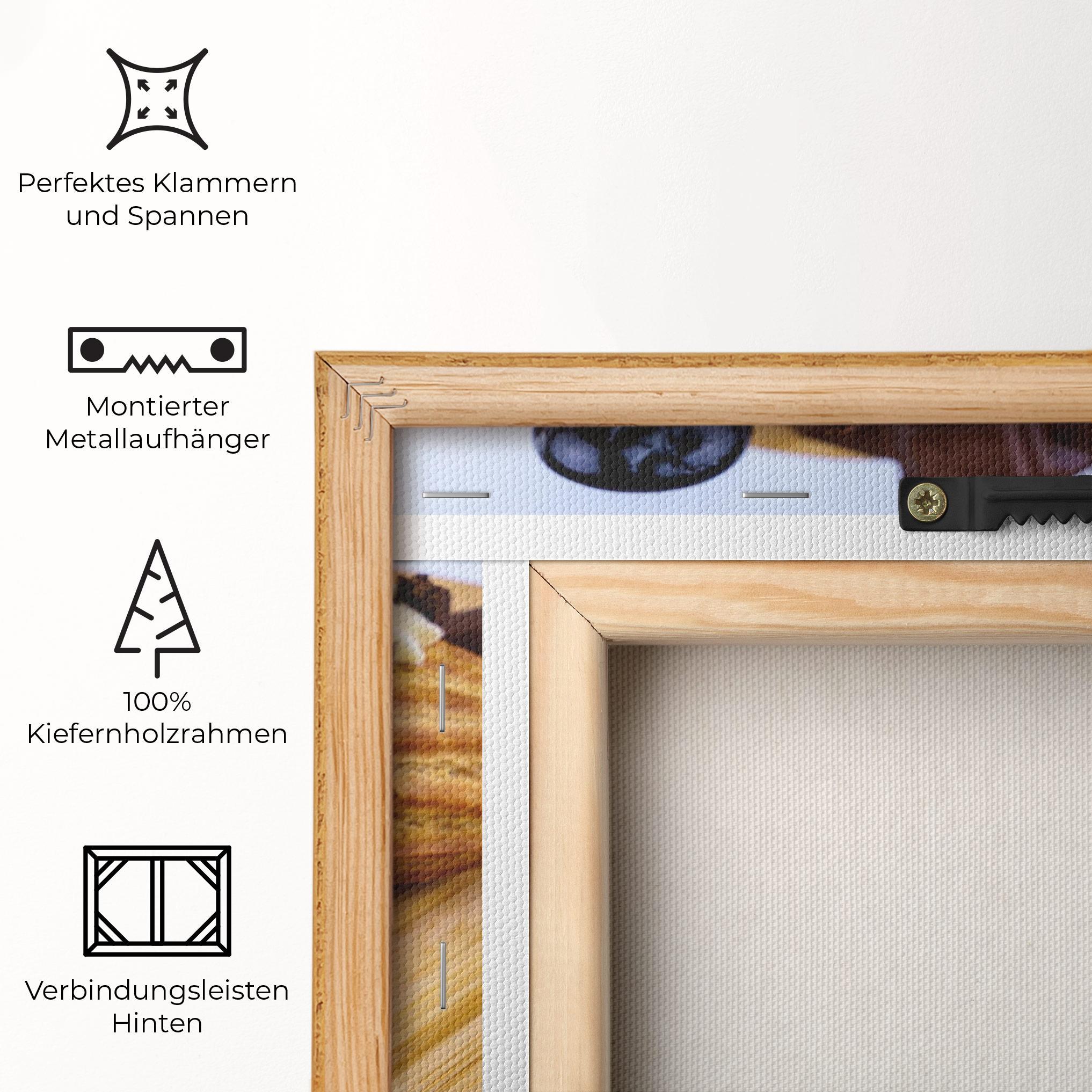 Leinwandbild Blueberry Eclair mockup 5