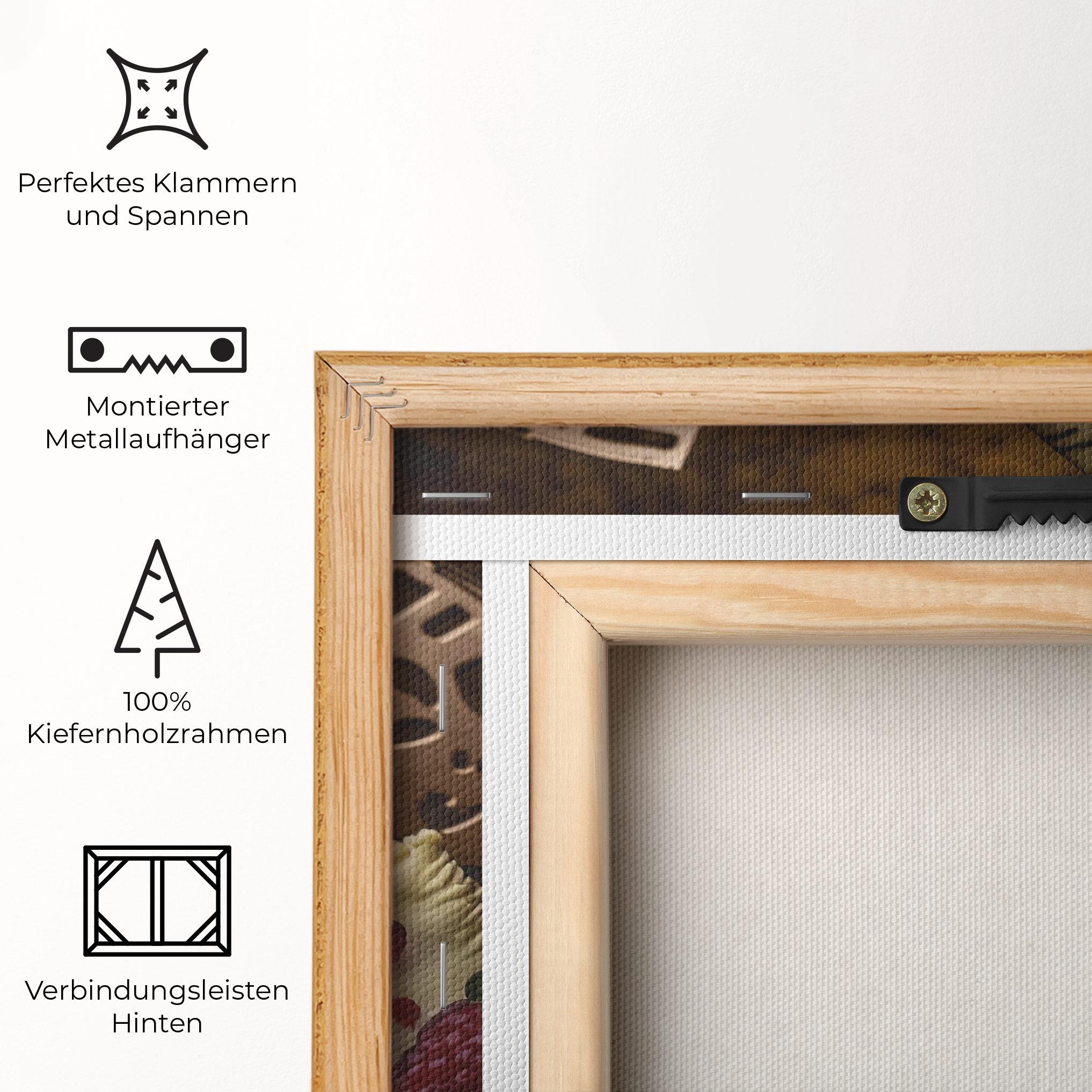 Leinwandbild Cheesecake Chocolate mockup 5