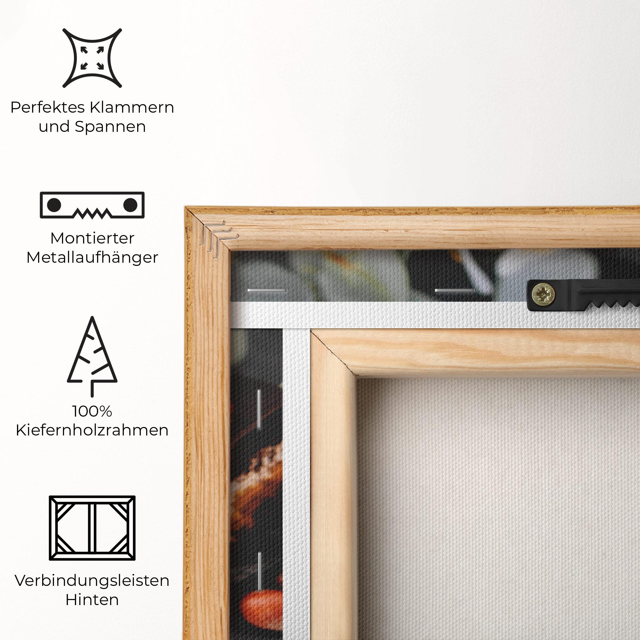 Leinwandbild Chocolate Berries Cake mockup 5