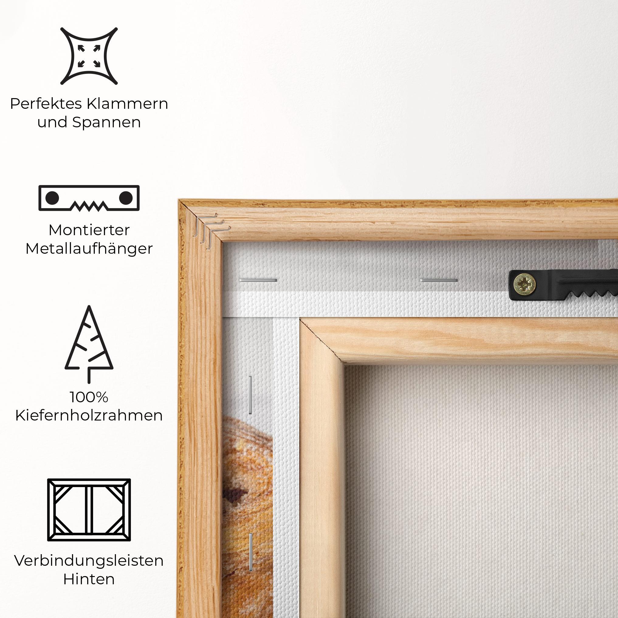 Leinwandbild Cinnamon Roll mockup 5