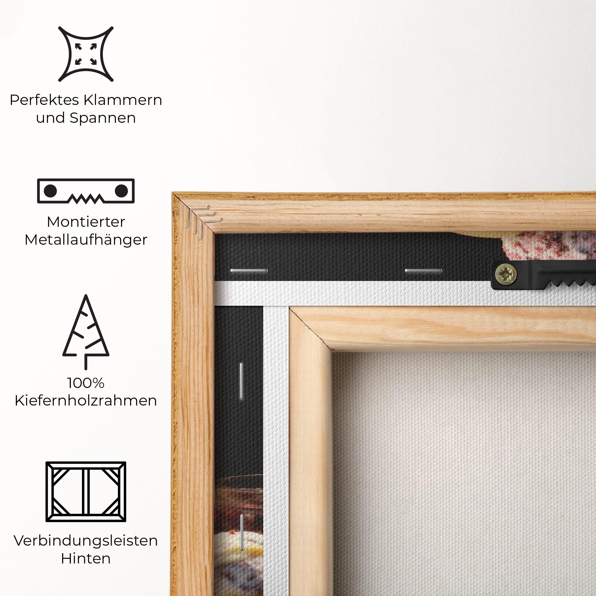 Leinwandbild Ice Cream Cookies mockup 5