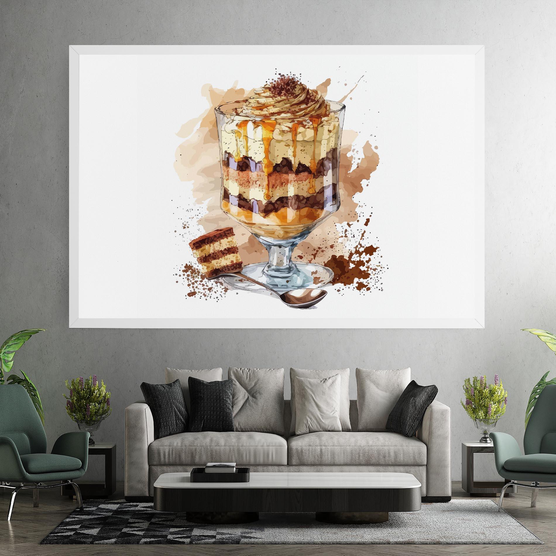 Leinwandbild Cup Dessert mockup 7
