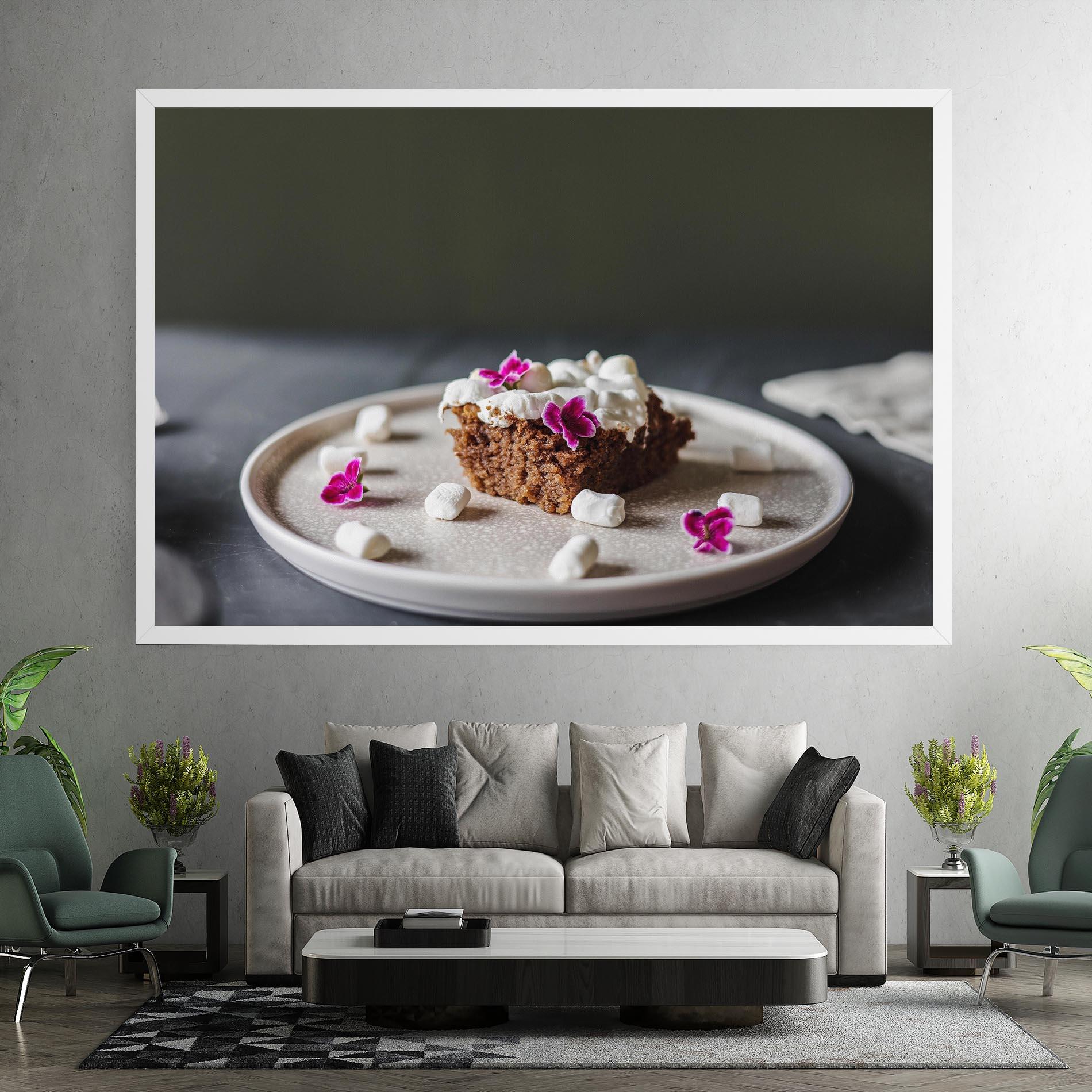 Leinwandbild Marshmallow Cake mockup 7