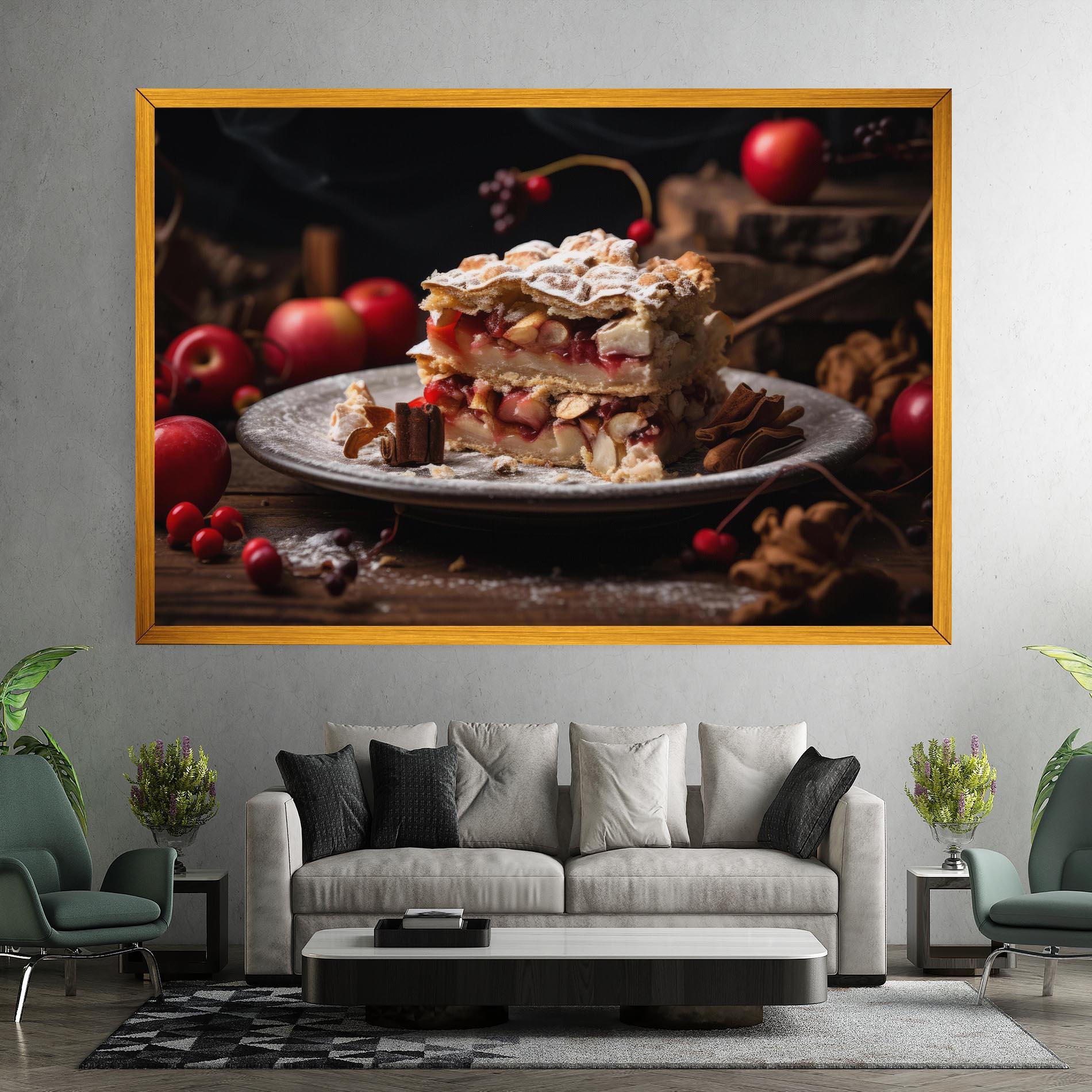 Leinwandbild Apple Cinnamon mockup 7