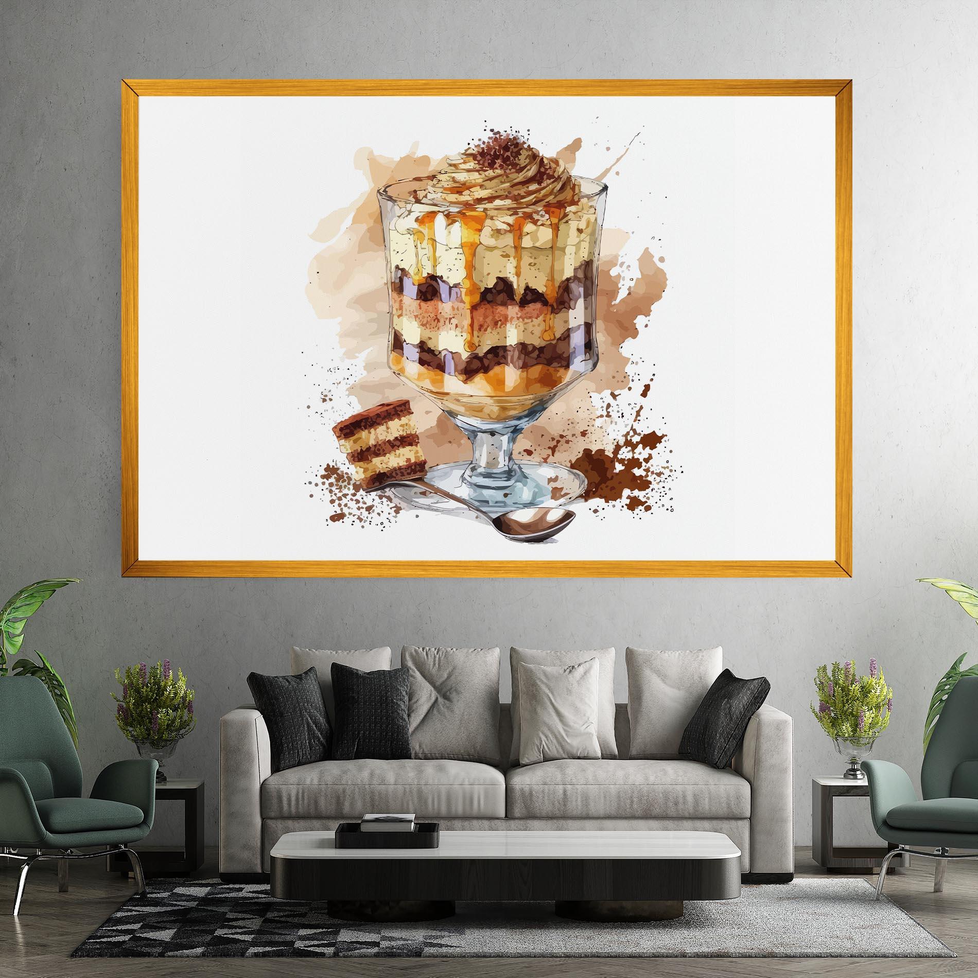 Leinwandbild Cup Dessert mockup 7
