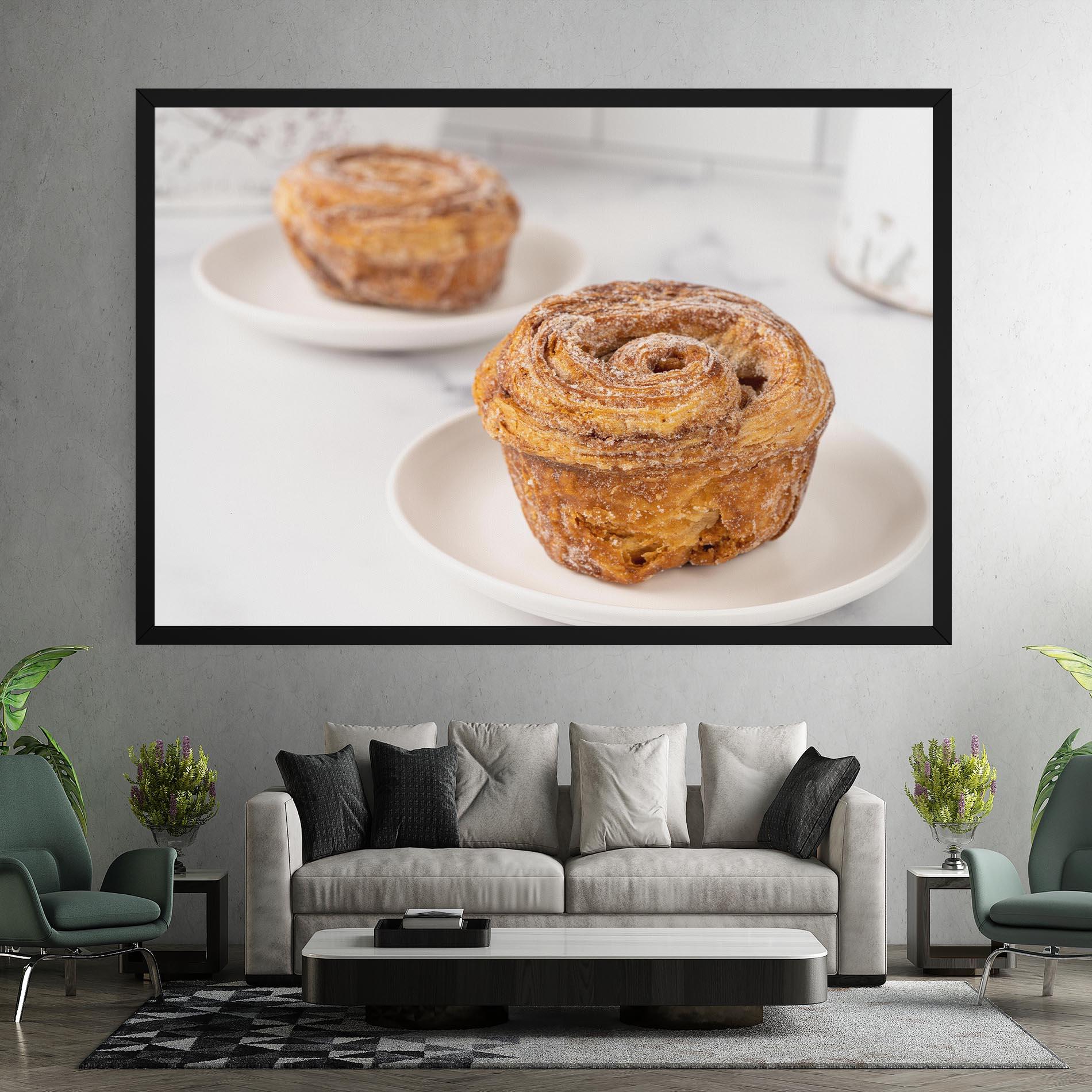 Leinwandbild Cinnamon Roll mockup 7
