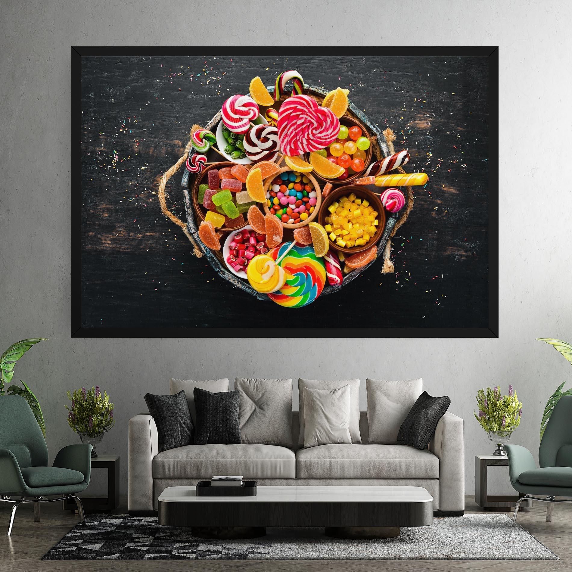Leinwandbild Colorful Sweets mockup 7