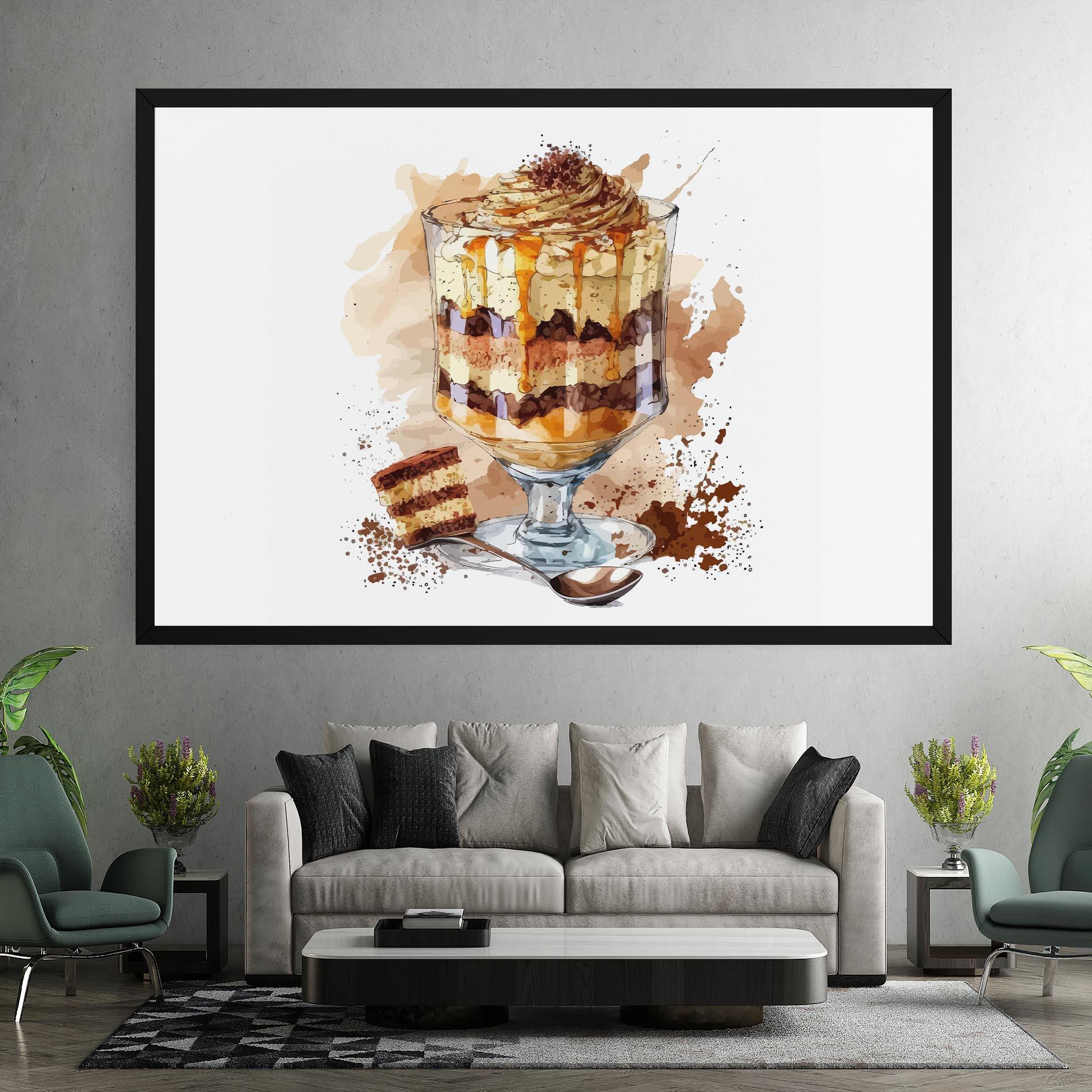 Leinwandbild Cup Dessert mockup 7
