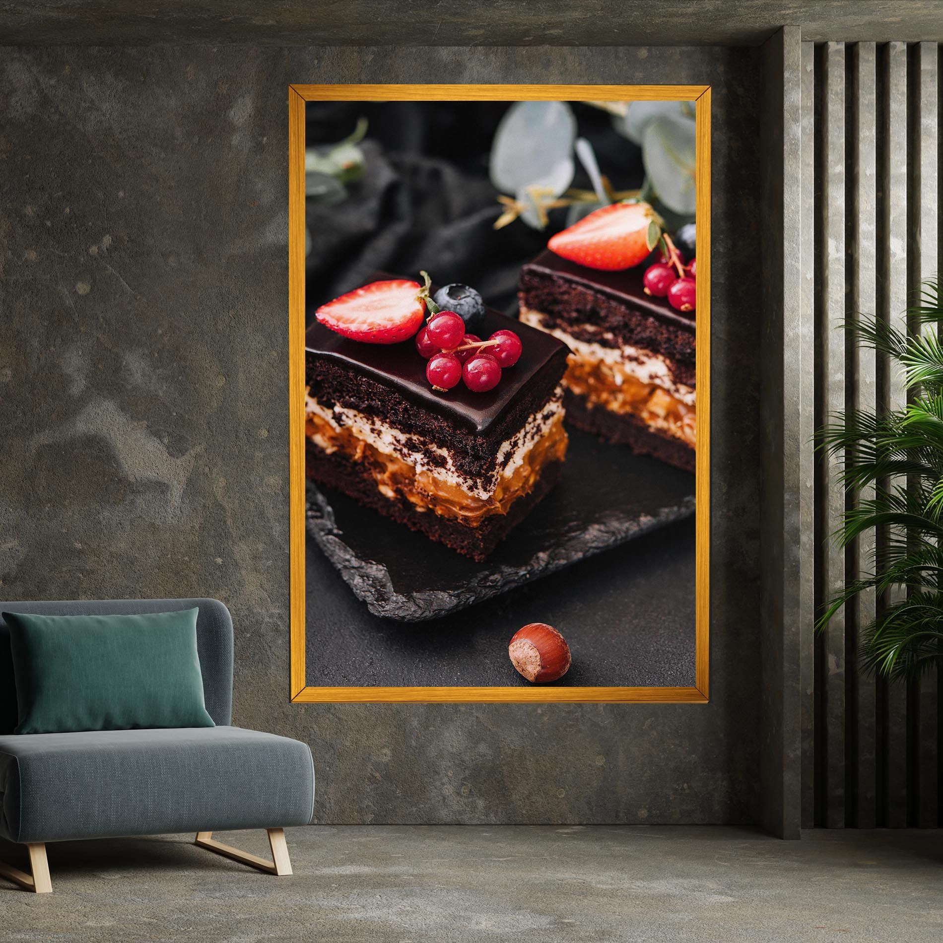 Chocolate Berries Cake mockup 7