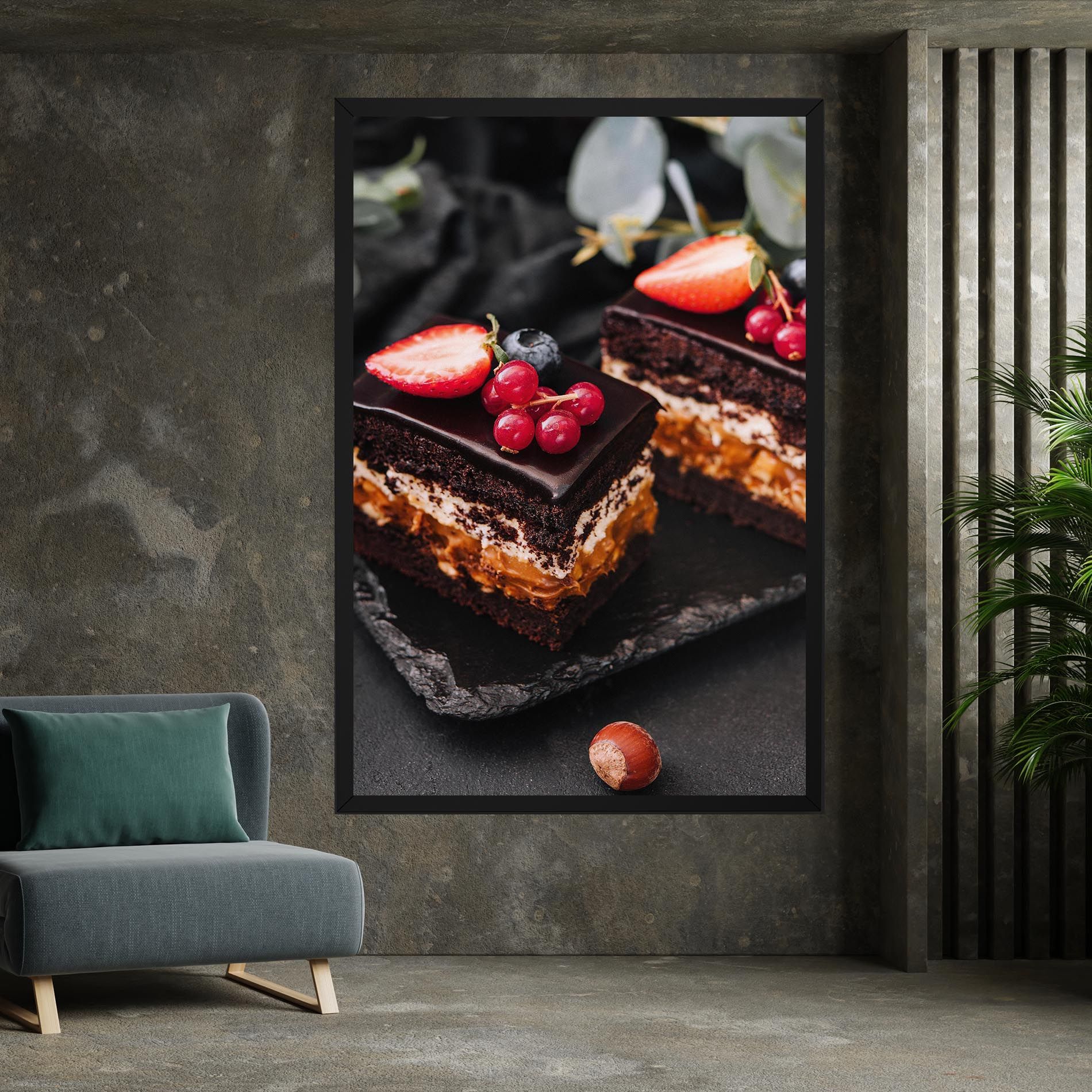 Chocolate Berries Cake mockup 7
