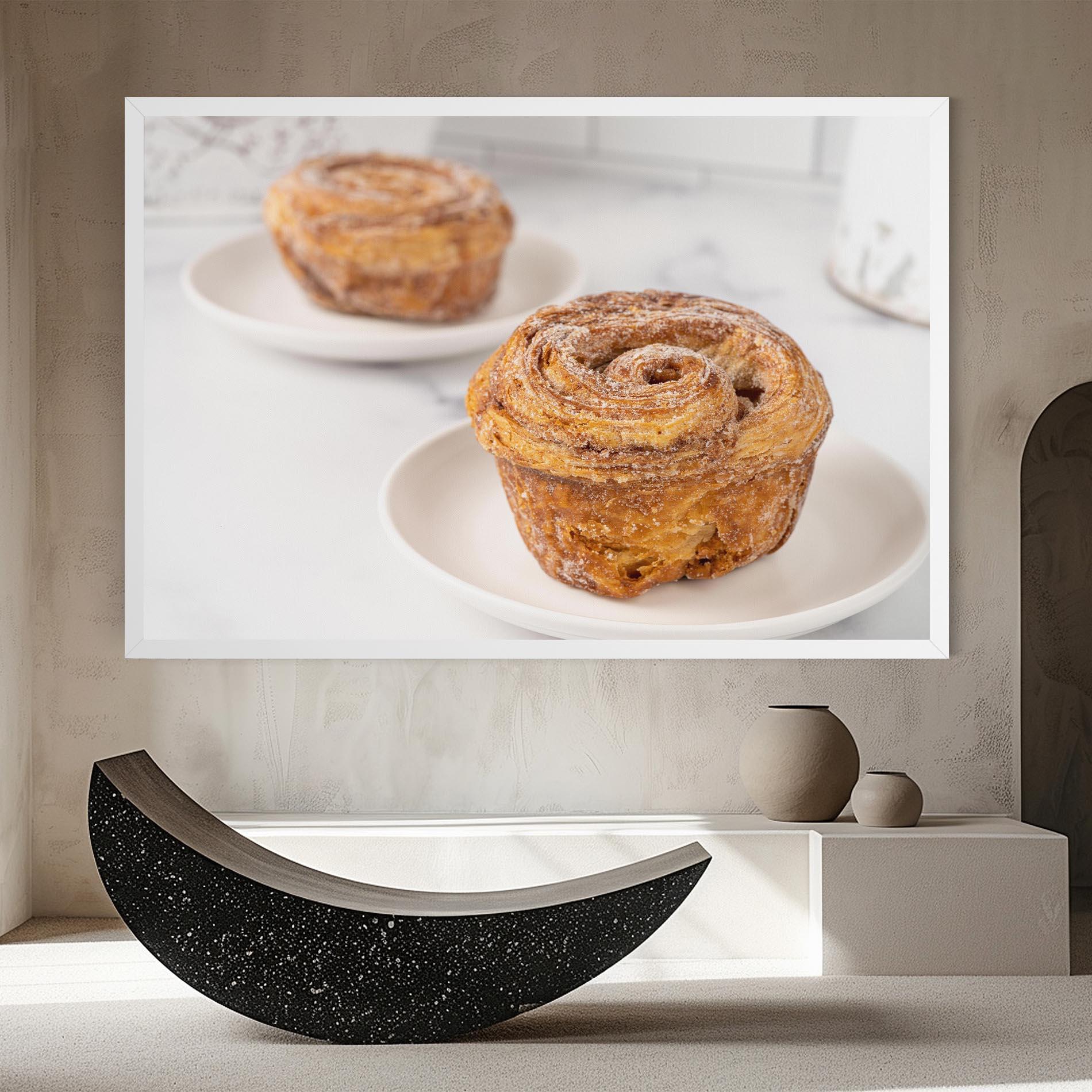 Leinwandbild Cinnamon Roll mockup 8