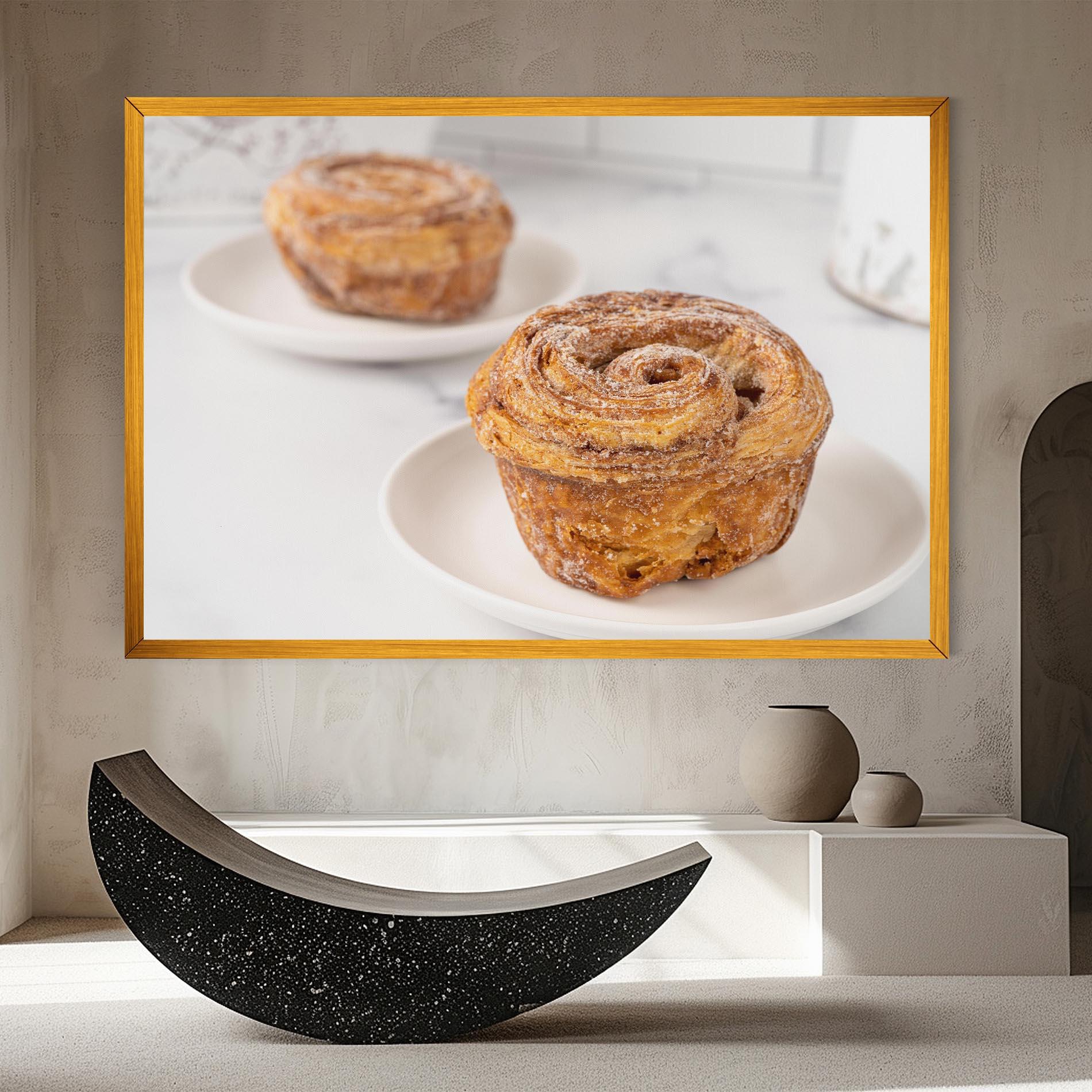 Leinwandbild Cinnamon Roll mockup 8