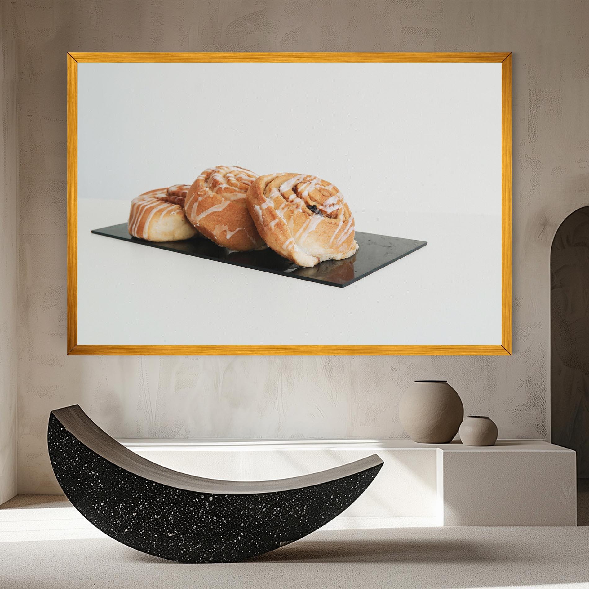 Leinwandbild Cinnamon Rolls mockup 8