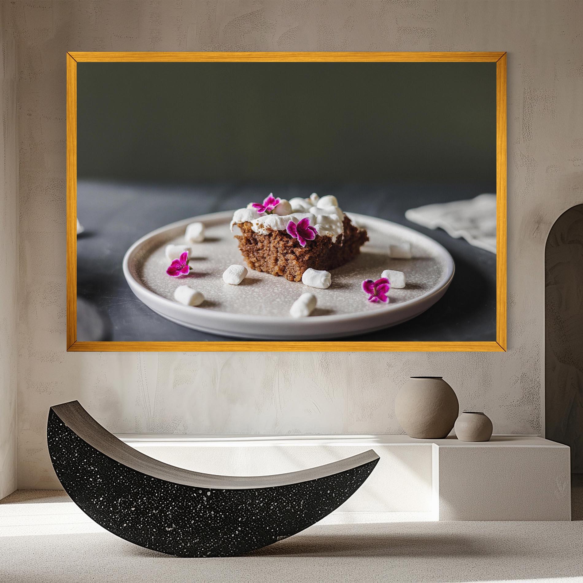 Leinwandbild Marshmallow Cake mockup 8