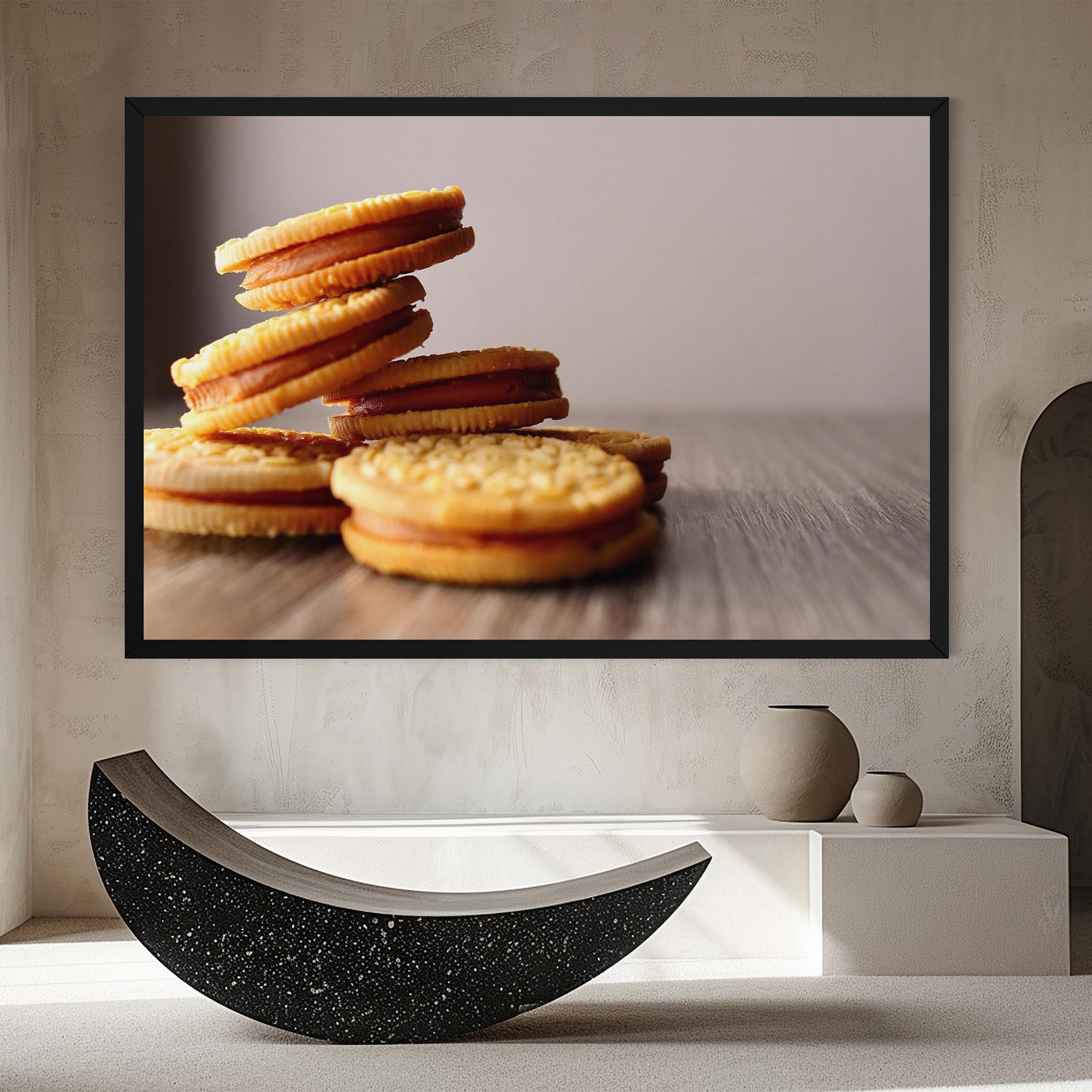 Leinwandbild Biscuits mockup 8