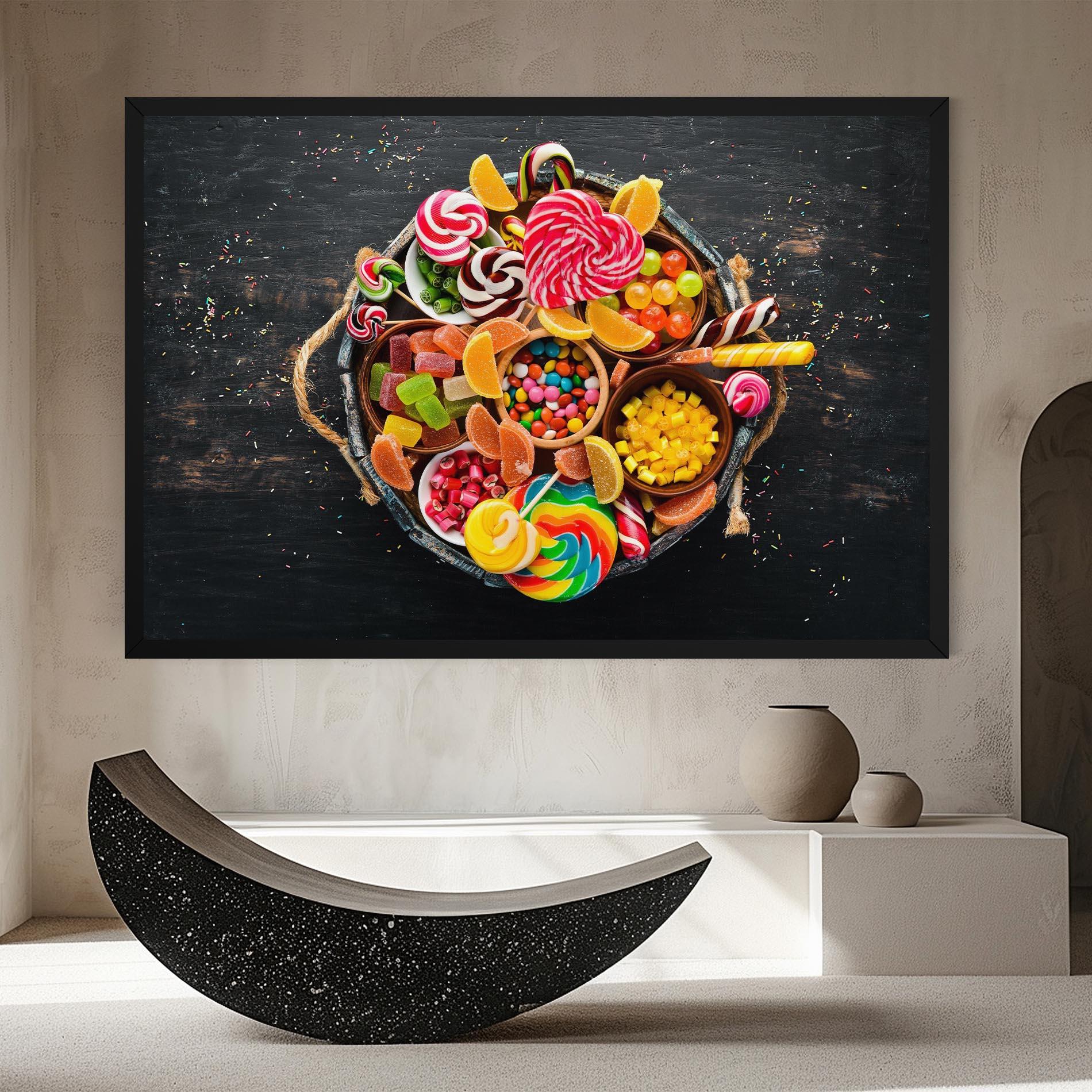 Leinwandbild Colorful Sweets mockup 8