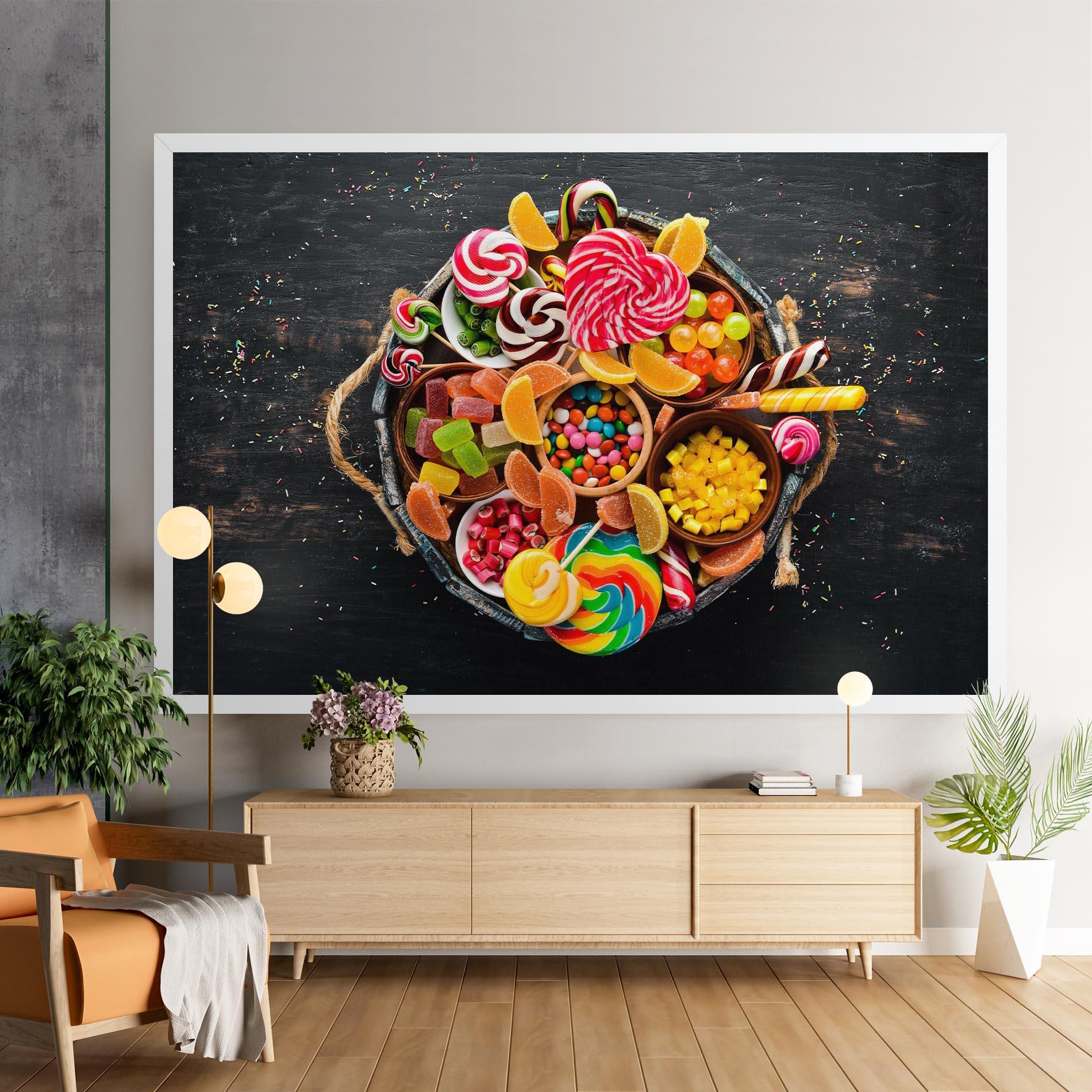 Leinwandbild Colorful Sweets mockup 9